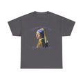 100% Cotton T Shirt with Girl with a Pearl Earring Art print.