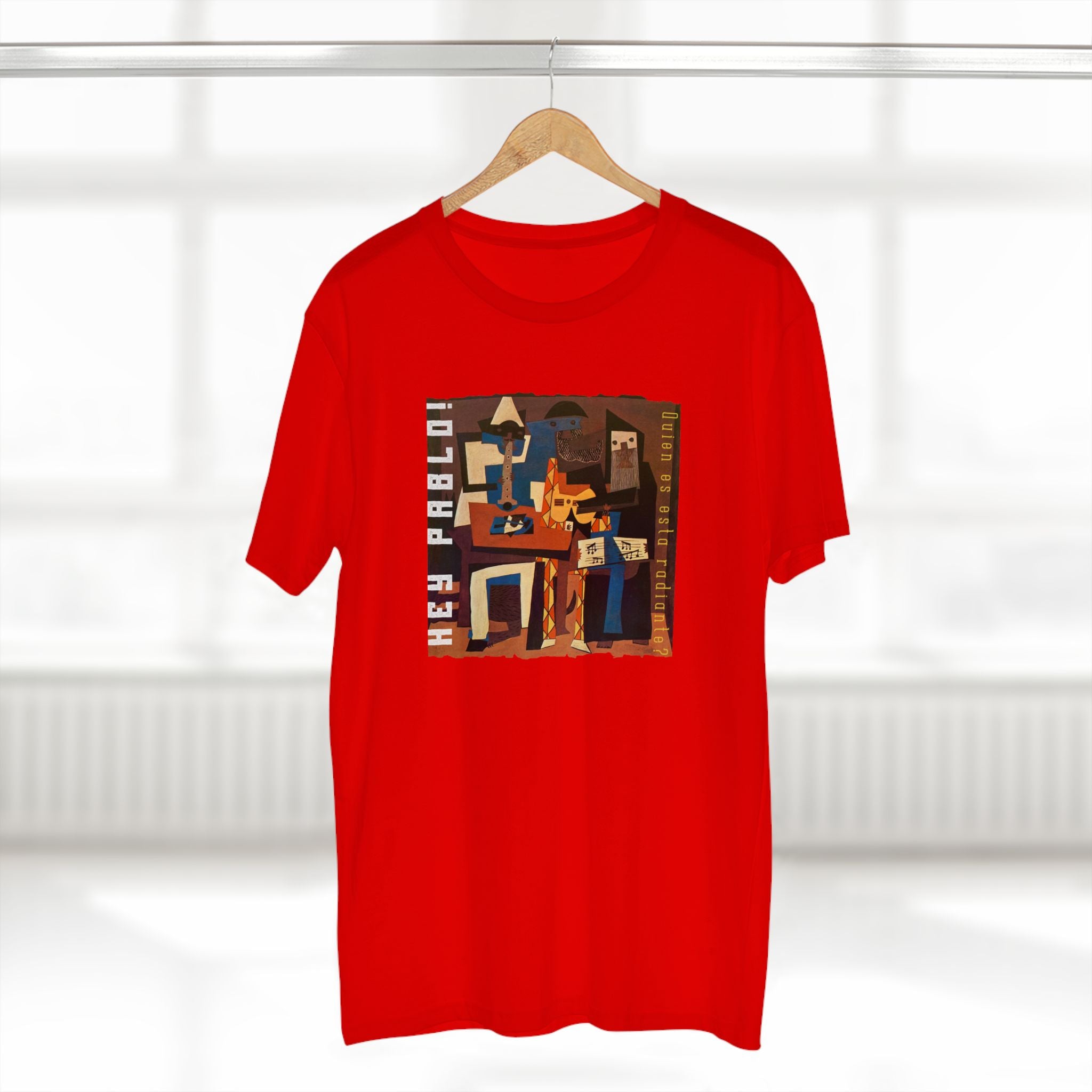 Regular fit Cotton T shirt with Picasso Art print and text.
