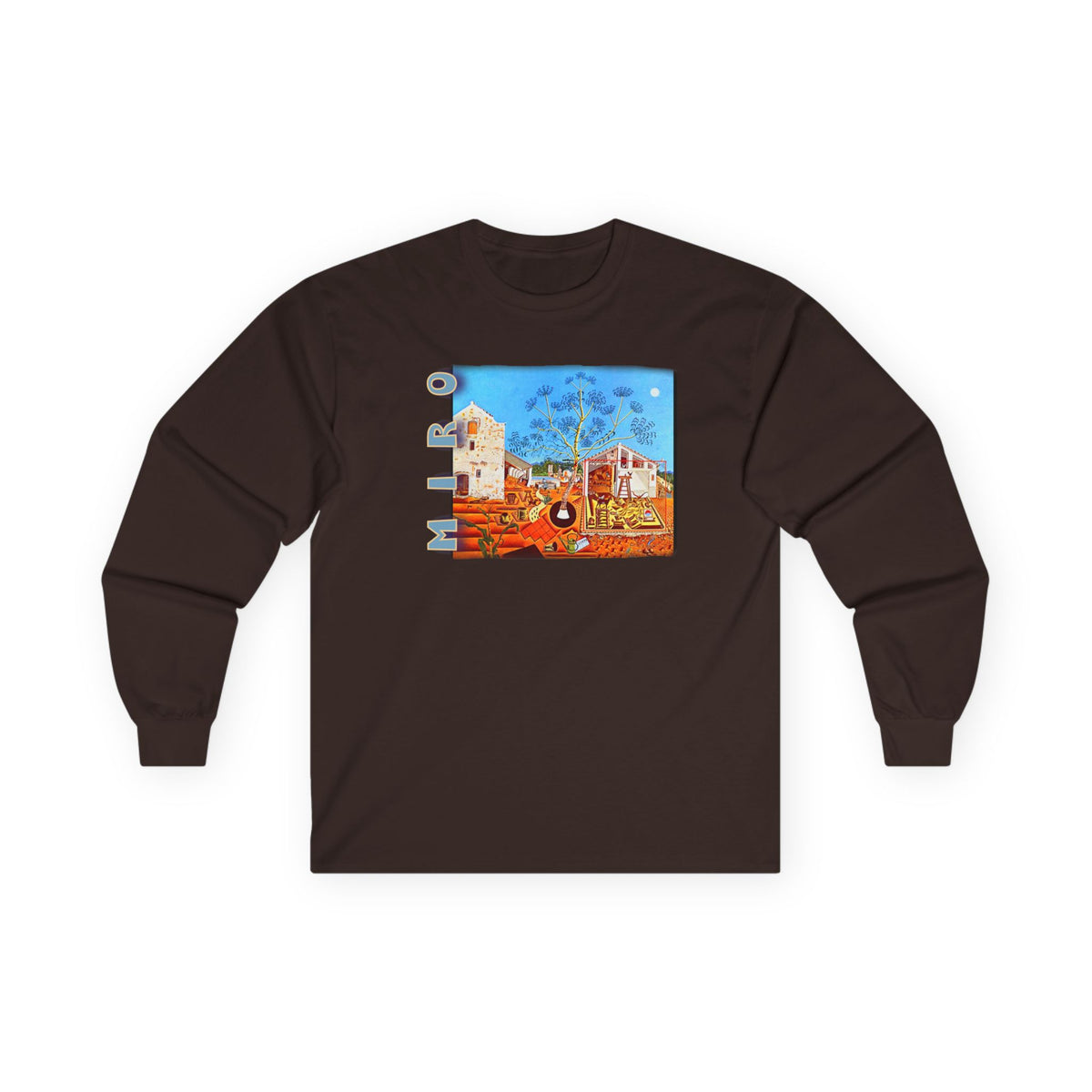 Joan Miro Art print 'The Farm' on Long Sleeve thicker cotton Tee.