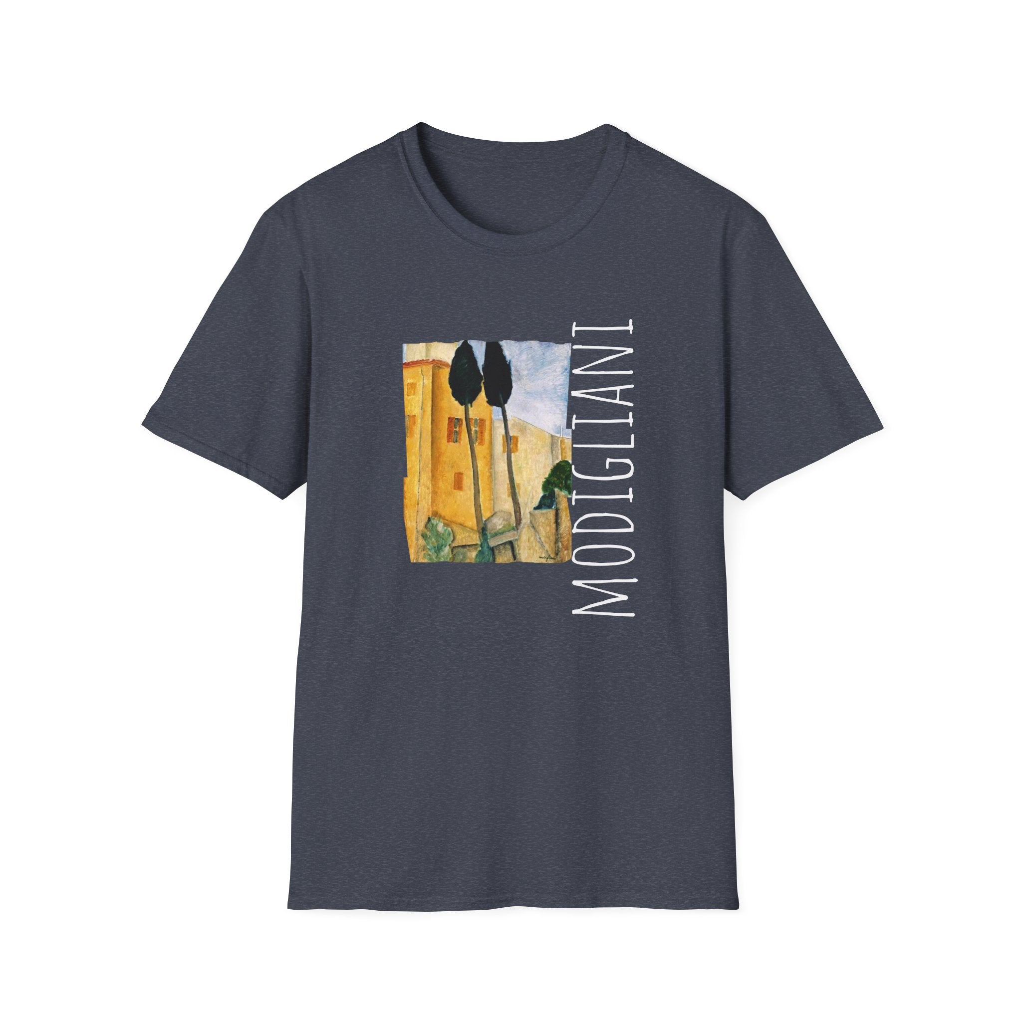 Unisex soft style Tshirt with Modigliani Art print