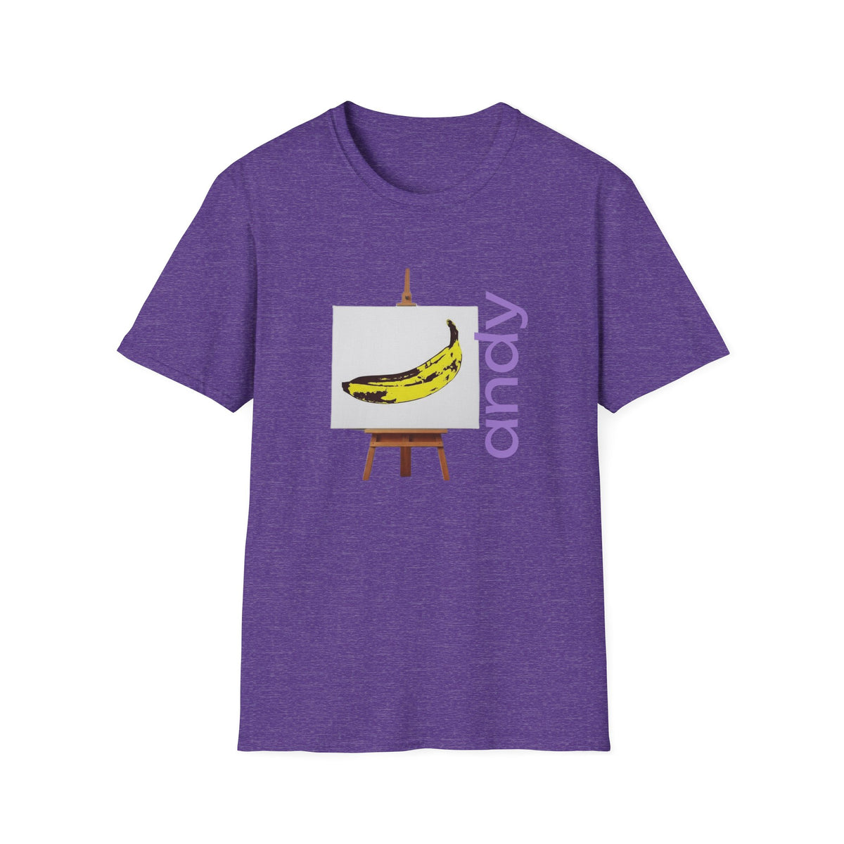 Warhol and the Velvet Underground Pop Art print on unisex Cotton T shirt with ribbed collar.