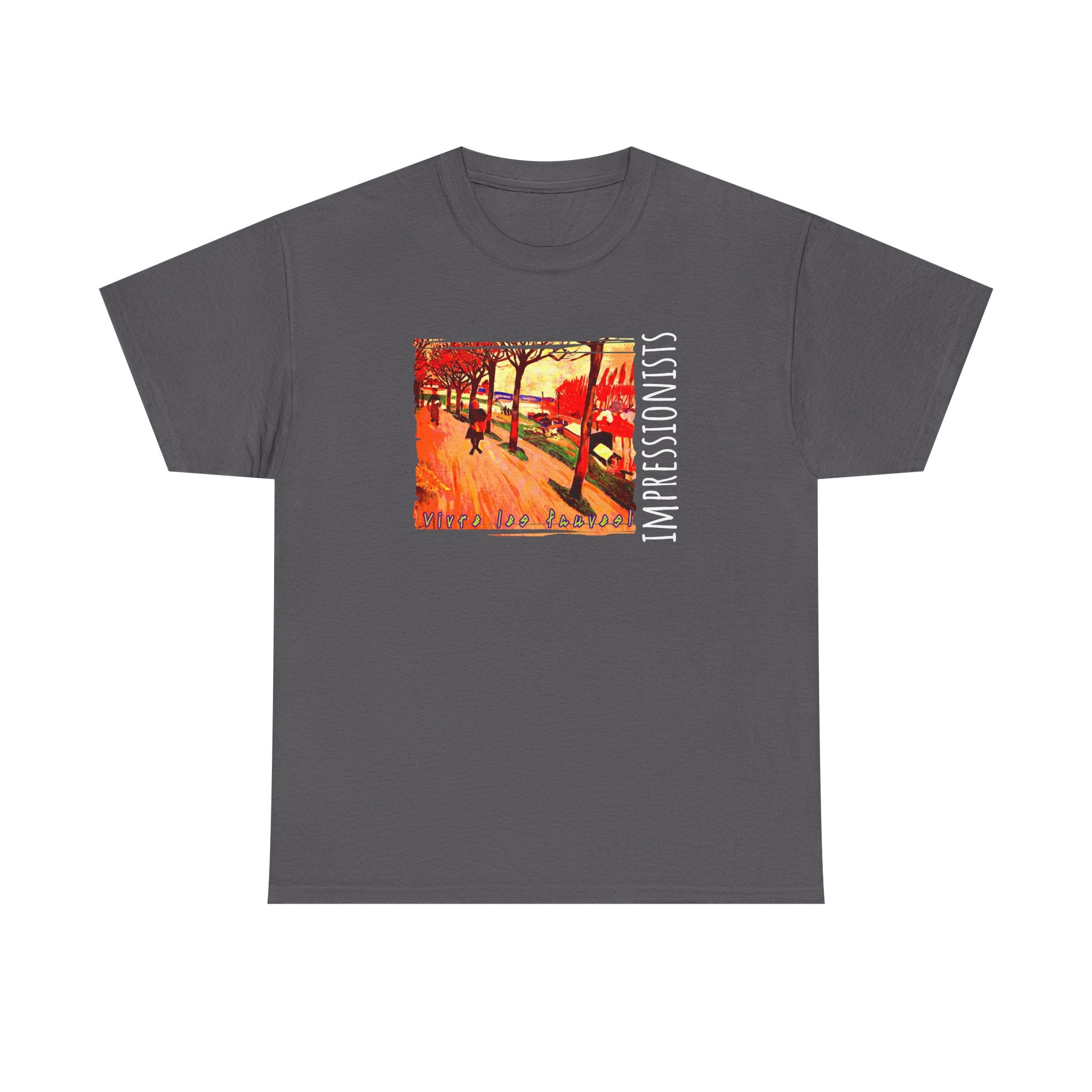 100% Cotton T Shirt with Impressionists Art print.