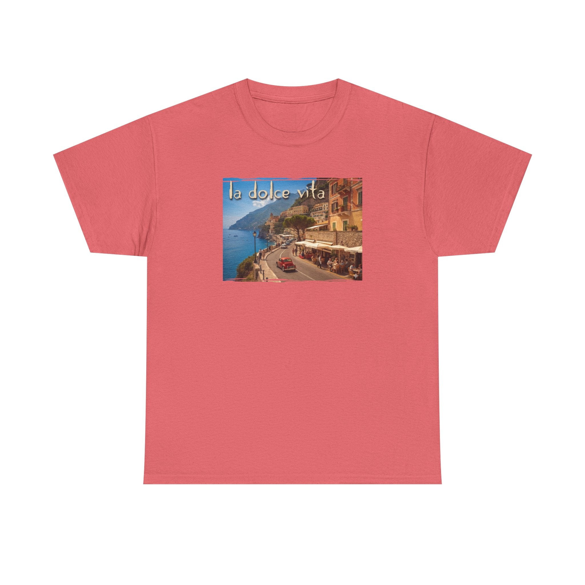La Dolce Vita Art print on medium weight soft cotton T shirt