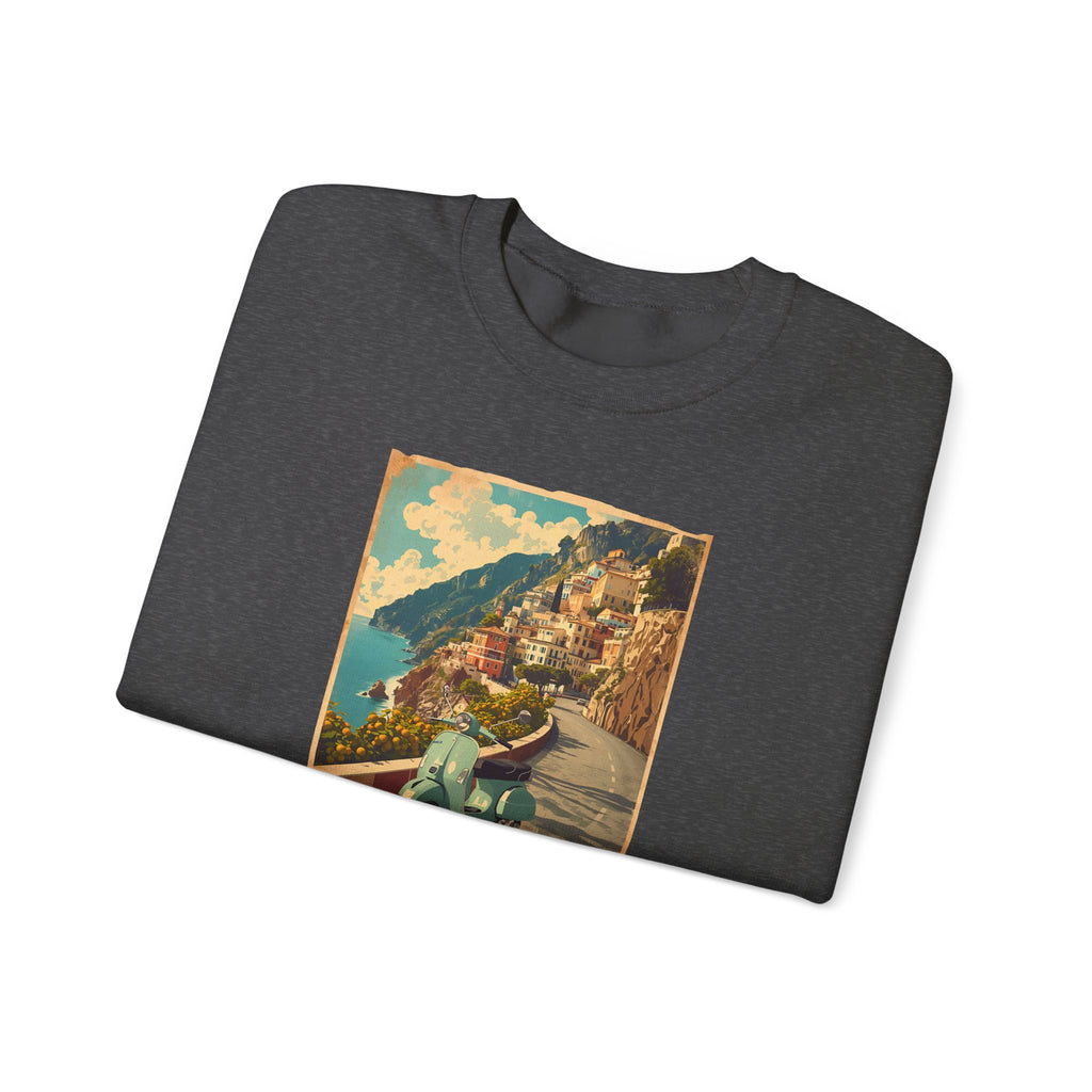 Ciao Italia 'Vespa' Art print on Unisex Heavy Blend™ Crewneck Sweatshirt