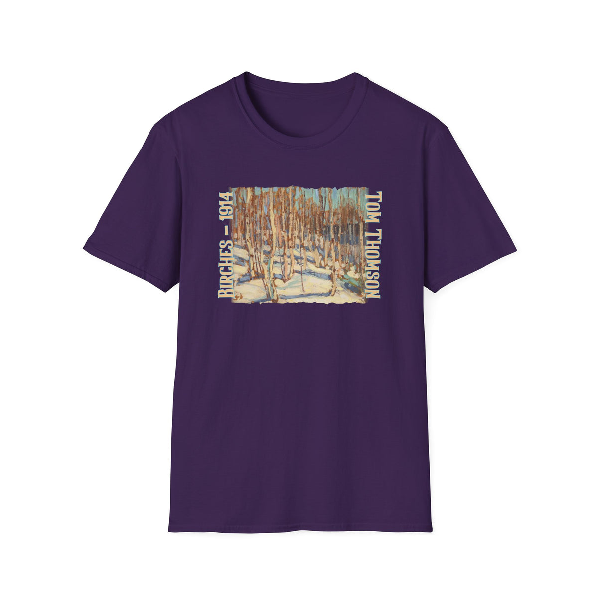 'Birch Forest' 1914. Tom Thomson design on 100% cotton lightweight t shirt