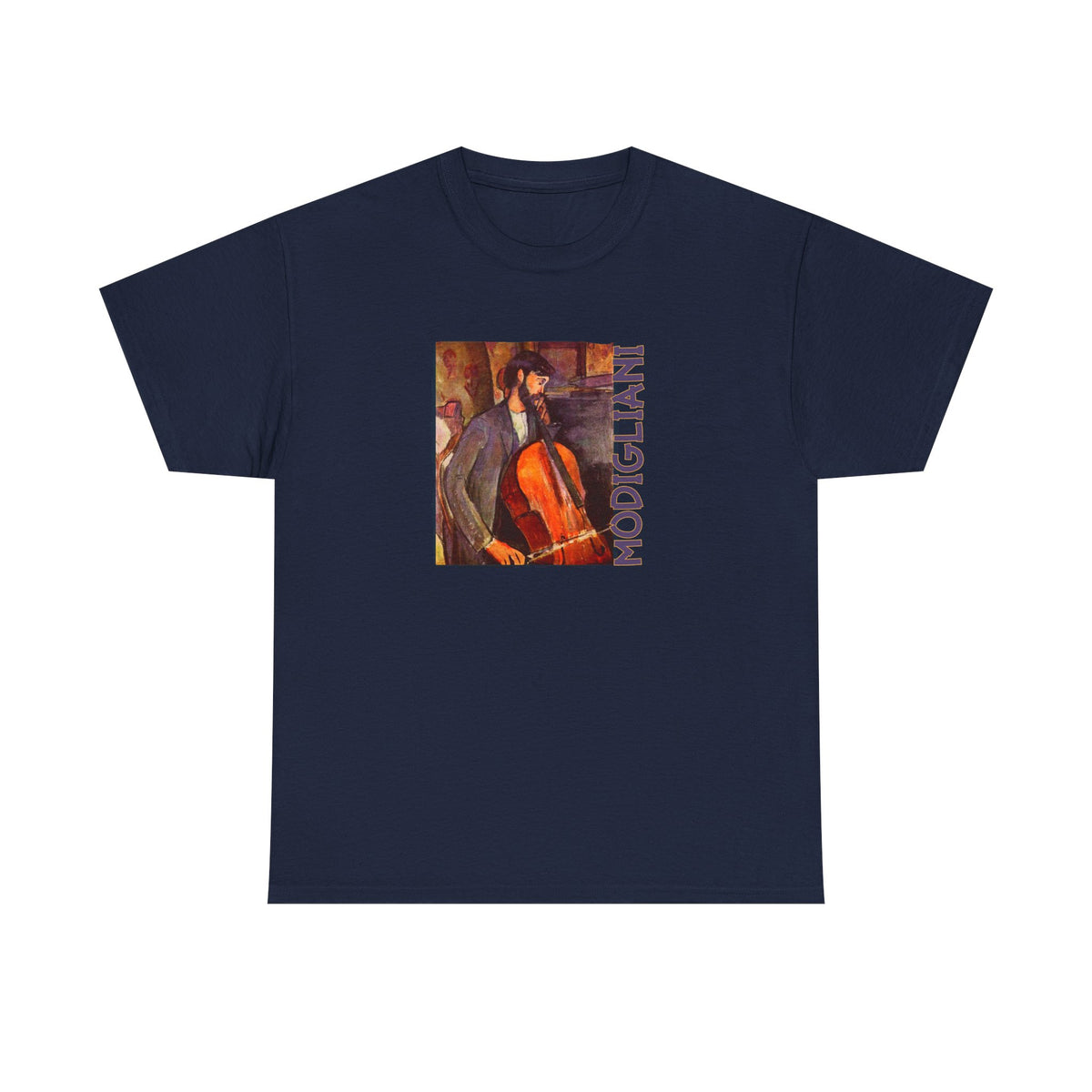 Modigliani Art print of  'The Cellist' on soft breathable 100% cotton