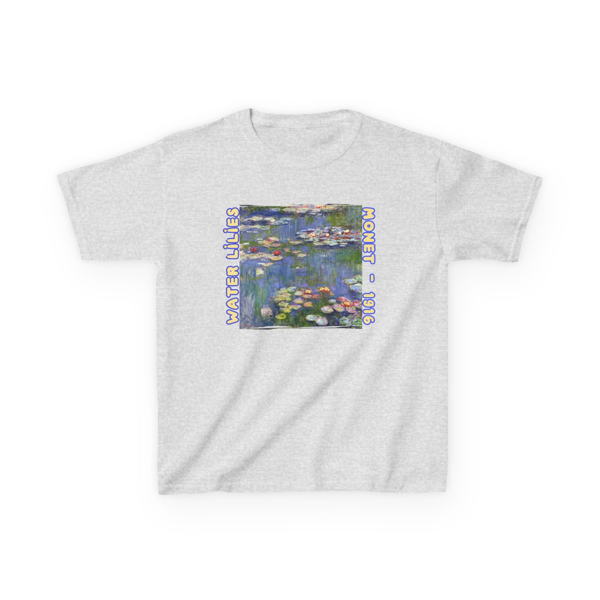 Kids T‑Shirt — Monet Water Lilies Art Print (Water Lilies, 1916)