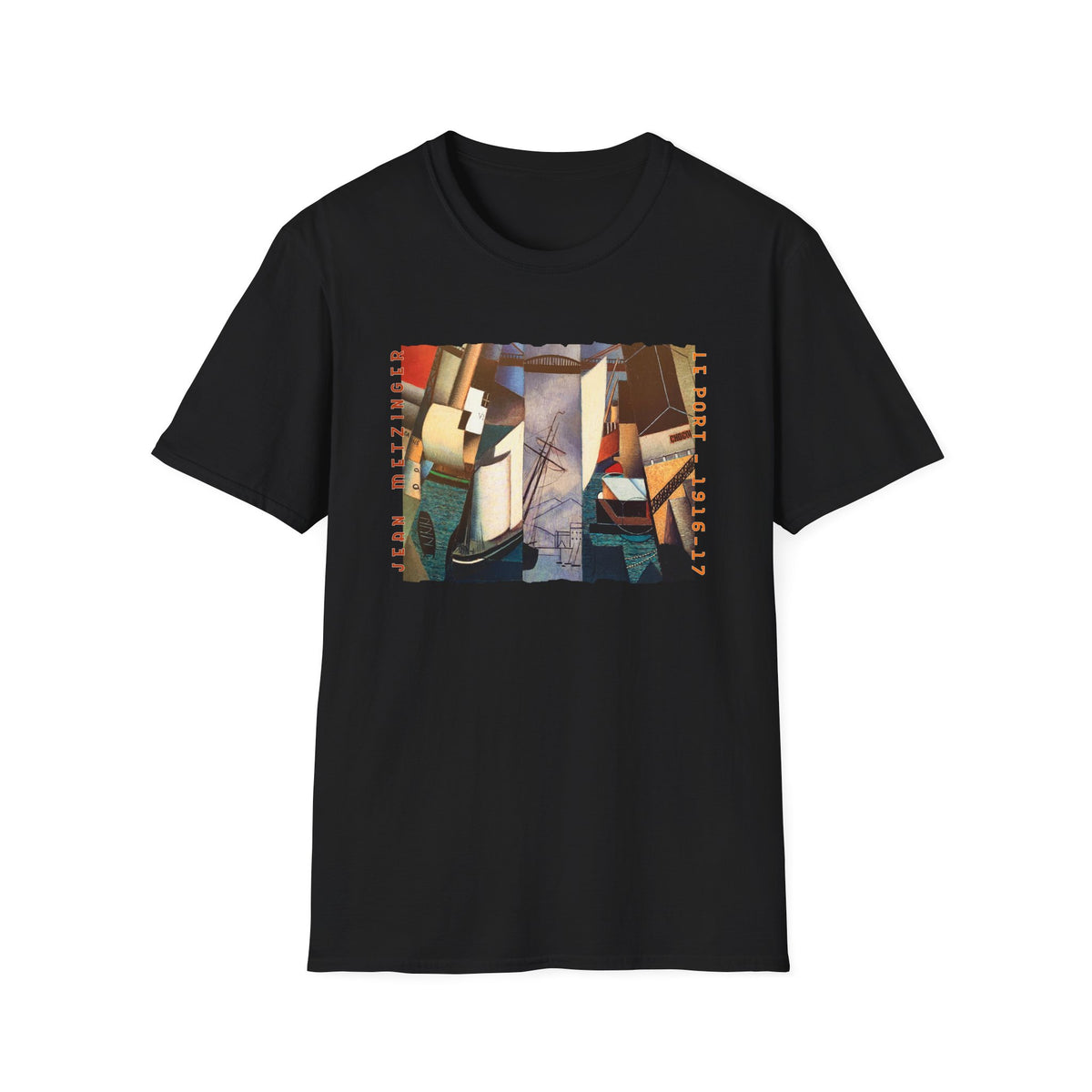 "Le Port" Art print  by Jean Metzinger. on 100% cotton unisex T shirt