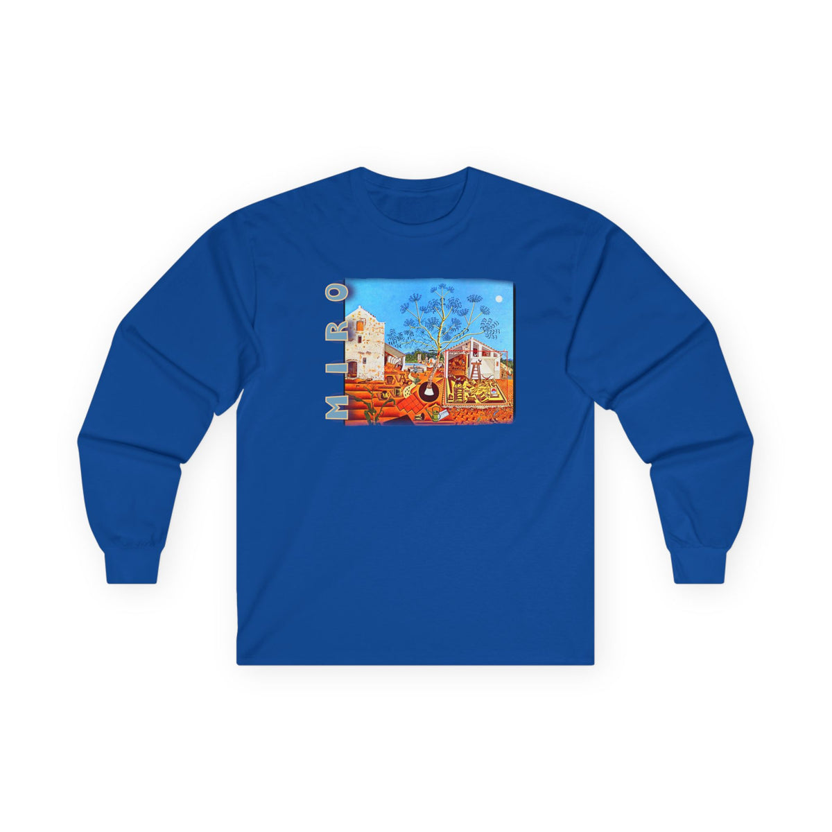 Joan Miro Art print 'The Farm' on Long Sleeve thicker cotton Tee.
