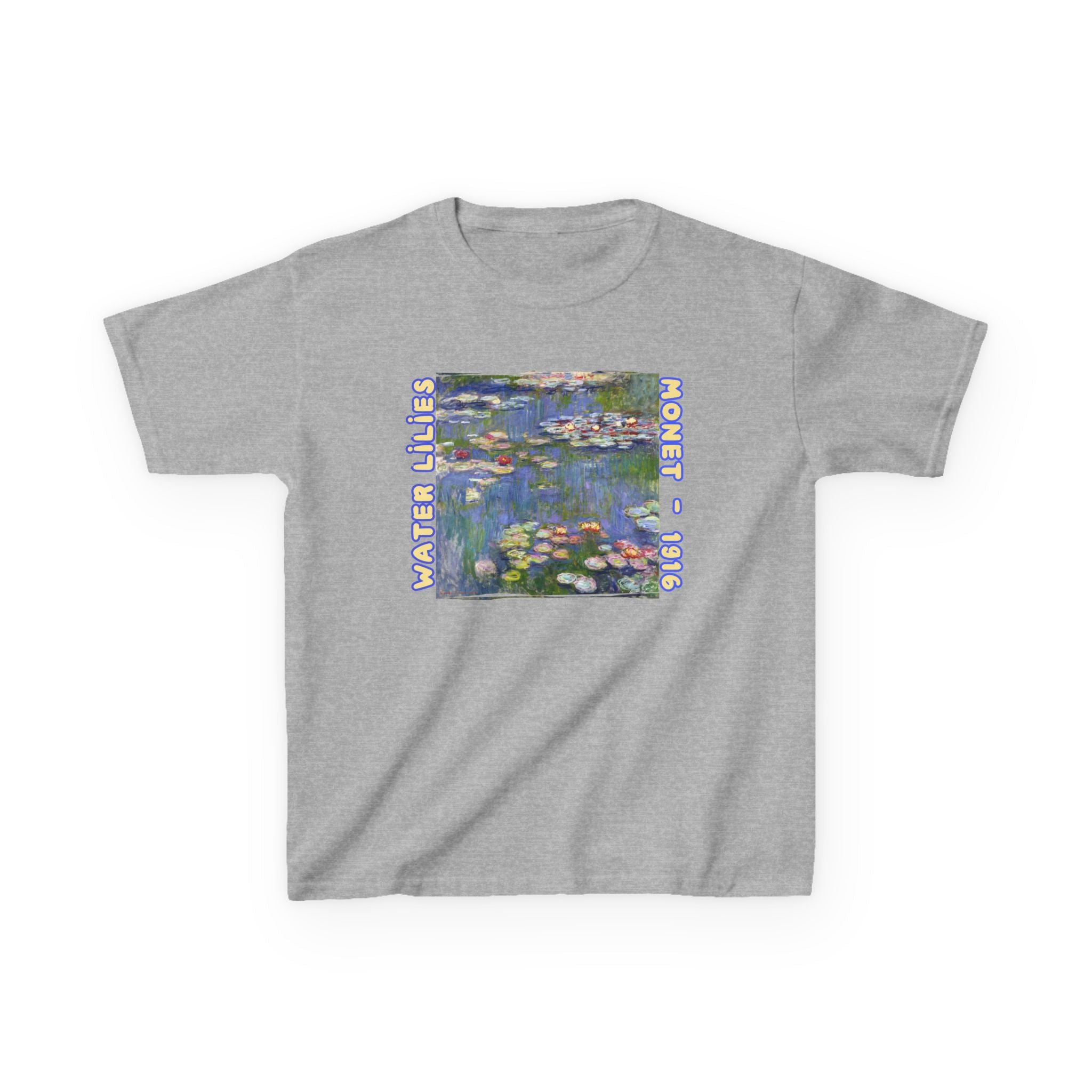Kids T‑Shirt — Monet Water Lilies Art Print (Water Lilies, 1916)