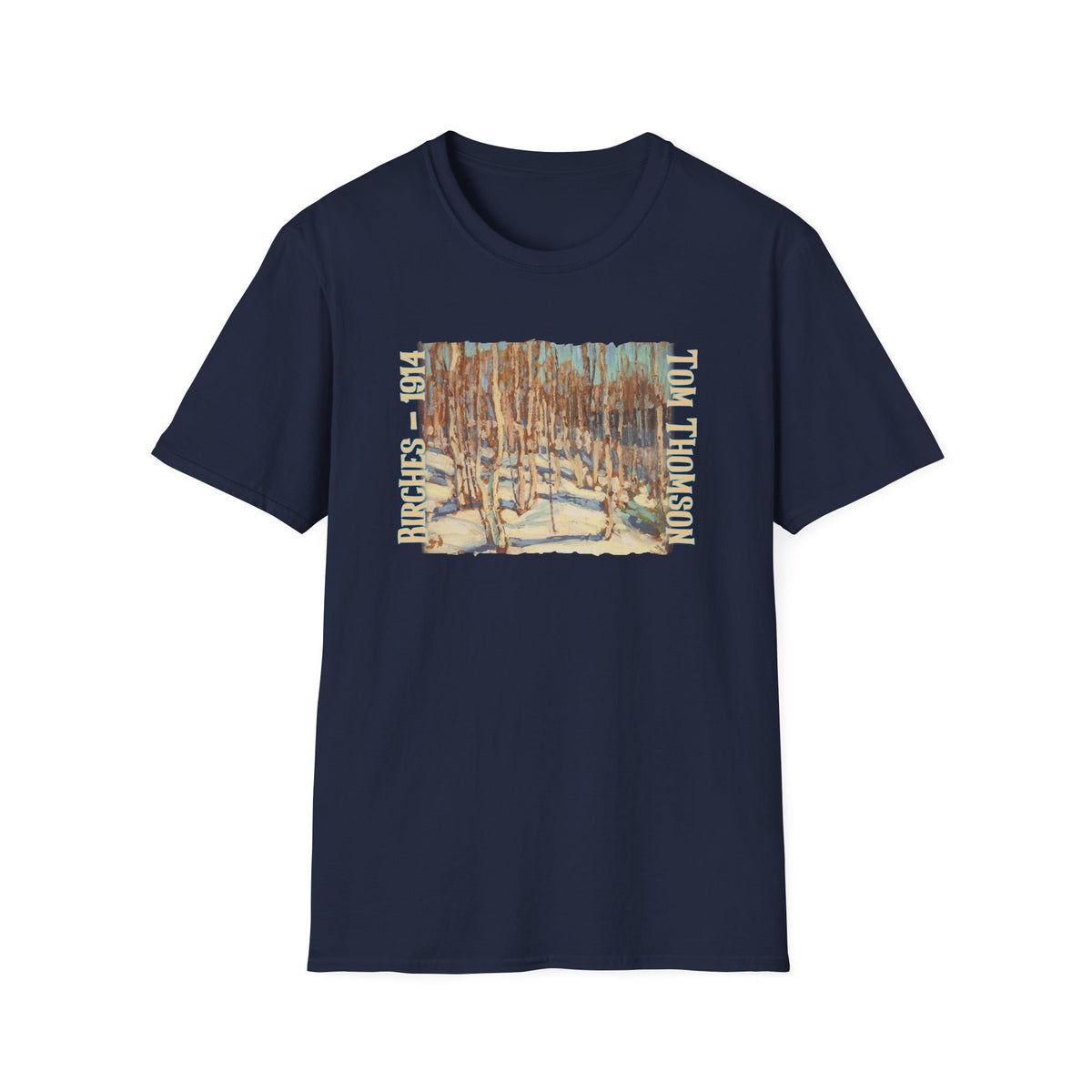 'Birch Forest' 1914. Tom Thomson design on 100% cotton lightweight t shirt