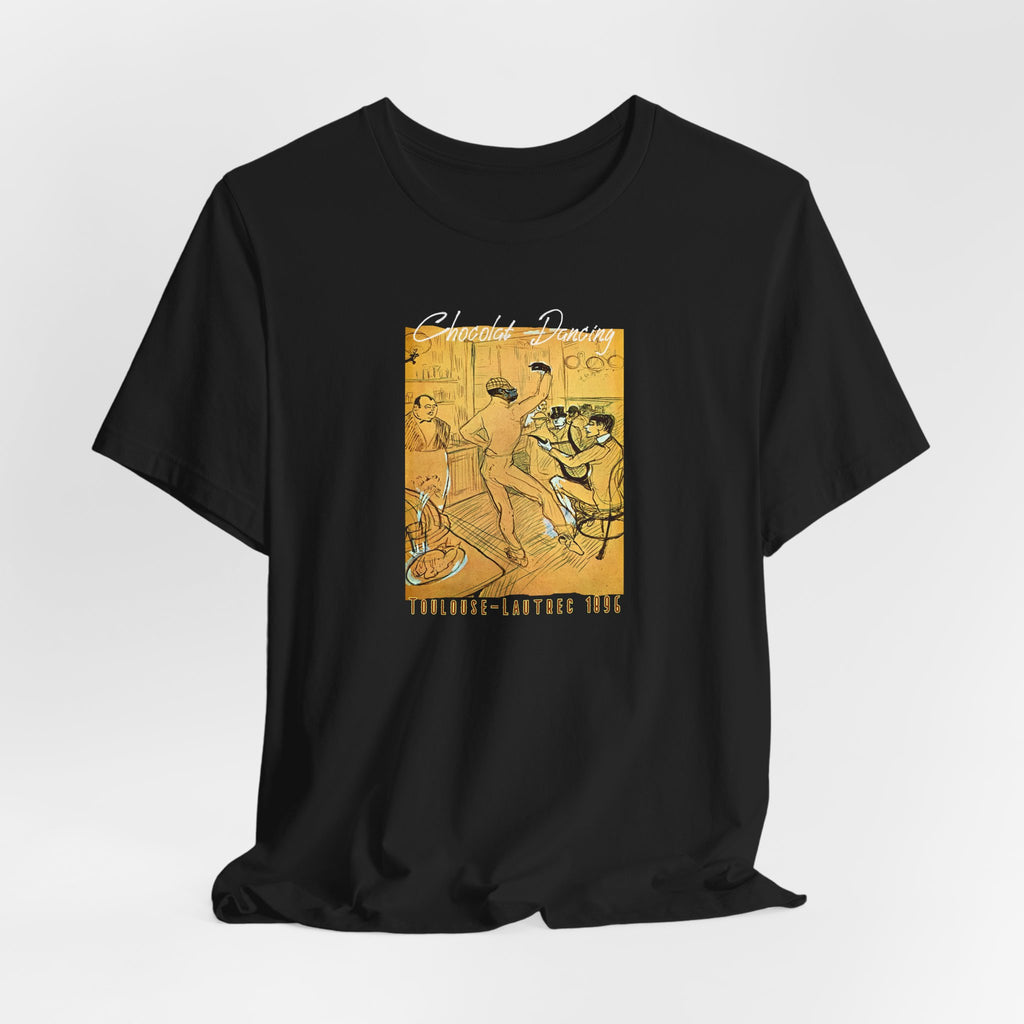 Toulouse Lautrec 'Chocolat Dancing'  Art print on  soft cotton lightweight T shirt