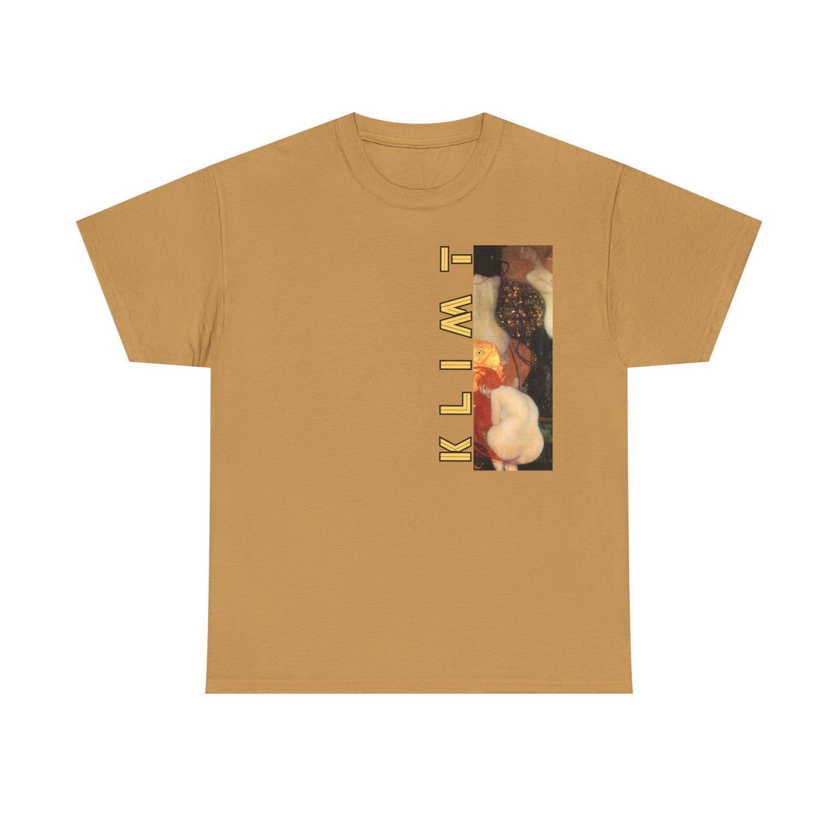 Klimt 'Goldfish' Art print on medium weight 100% cotton T shirt