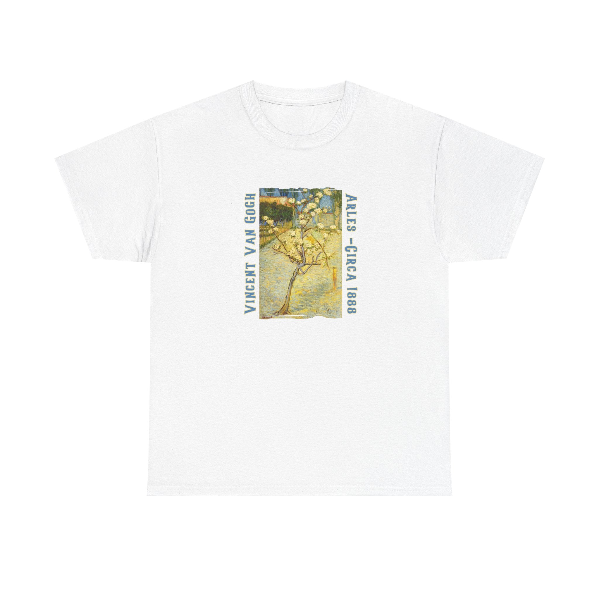 Heavy Cotton  T Shirt— Van Gogh Almond Tree Art print