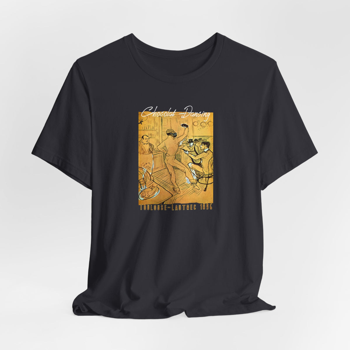 Toulouse Lautrec 'Chocolat Dancing'  Art print on  soft cotton lightweight T shirt