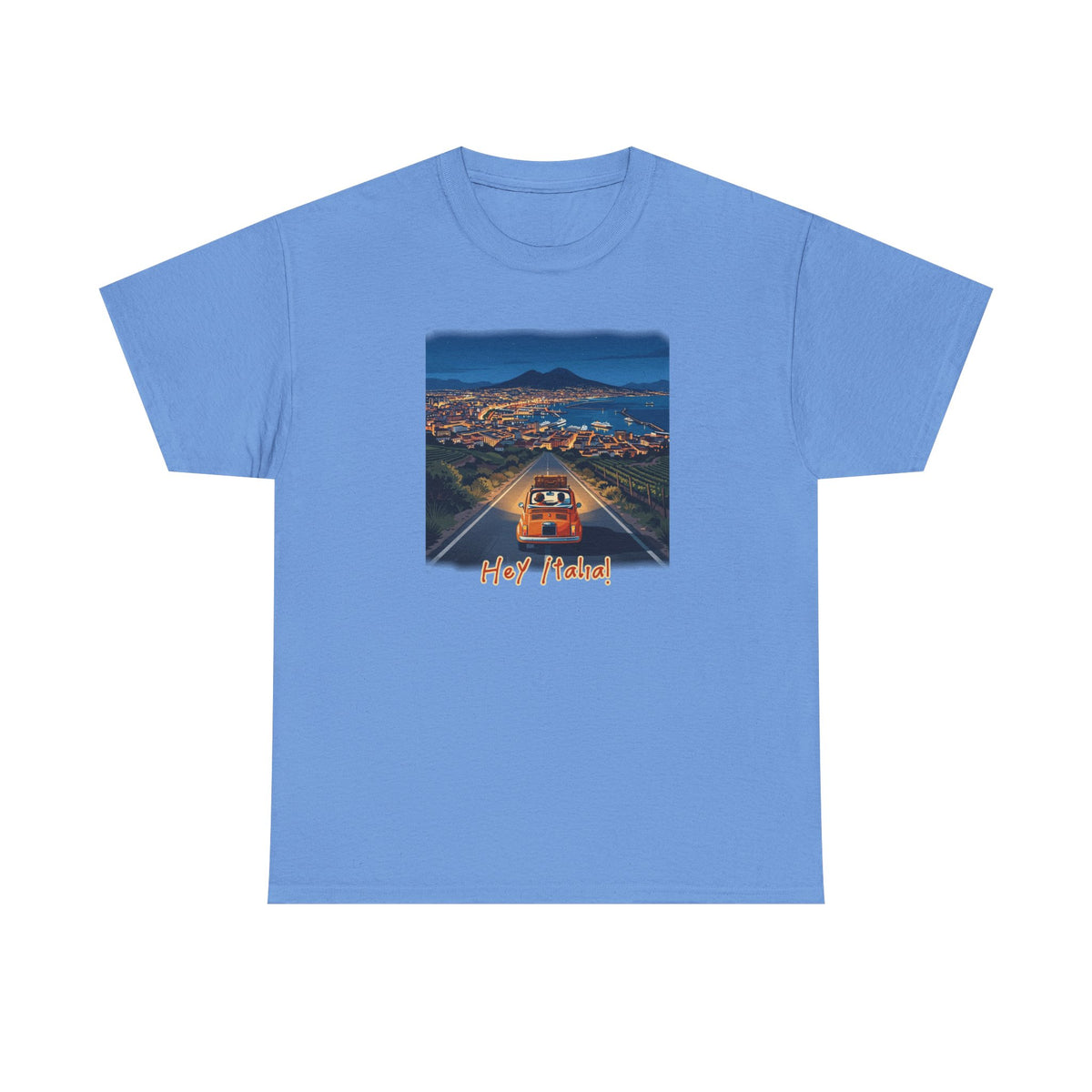T-shirt en coton doux de poids moyen avec imprimé La Dolce Vita