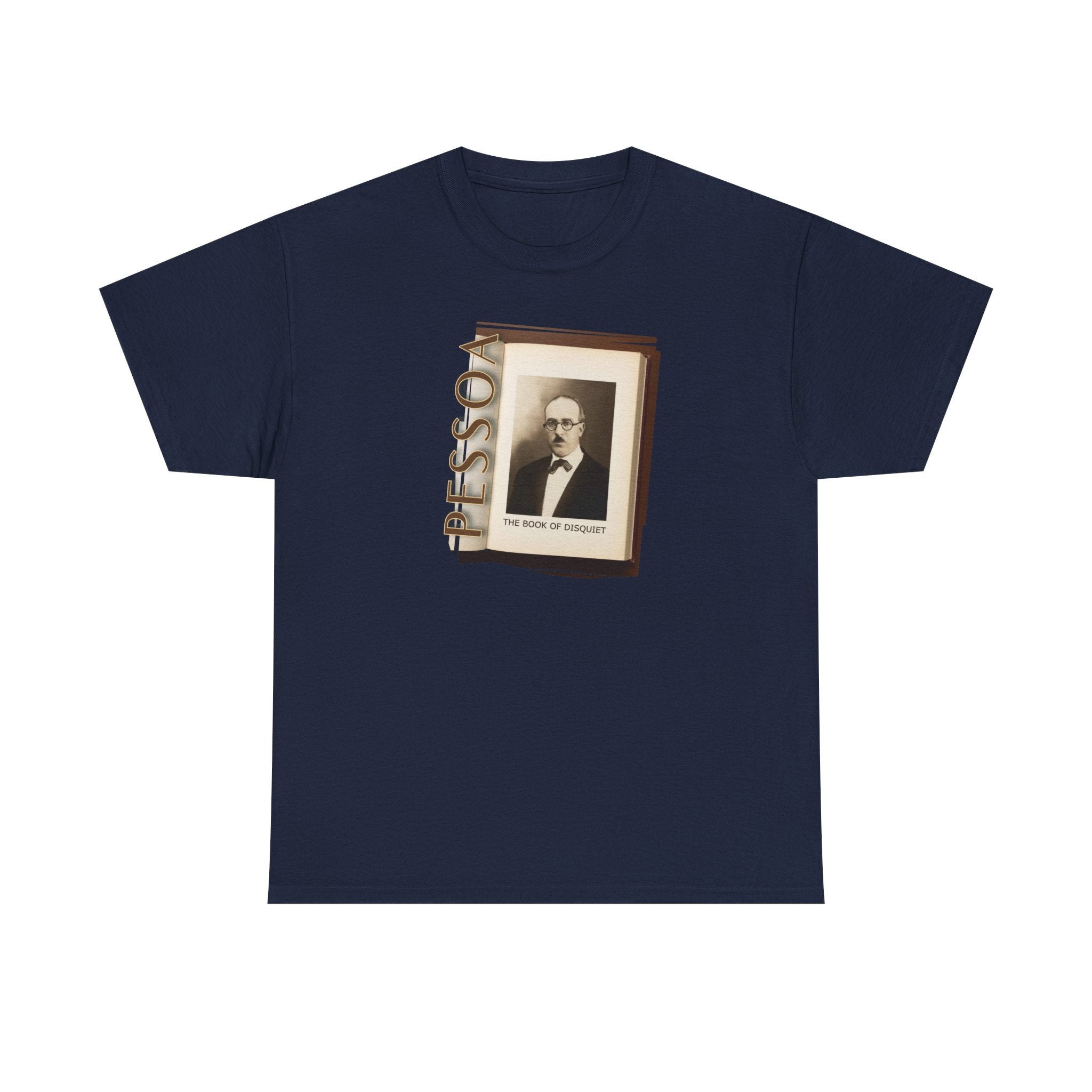 Medium weight 100% cotton T-Shirt with 'Pessoa' Art print
