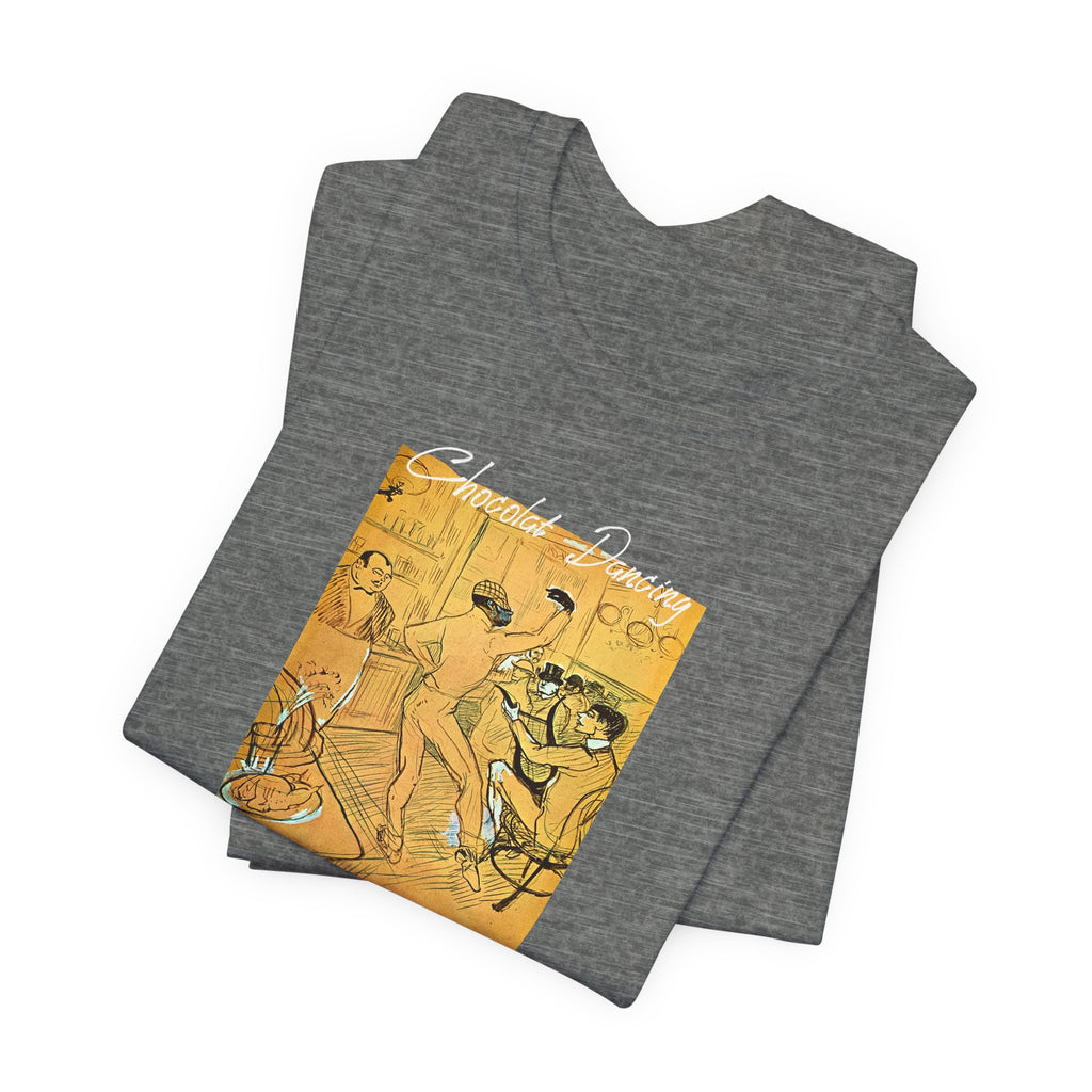 Toulouse Lautrec 'Chocolat Dancing'  Art print on  soft cotton lightweight T shirt