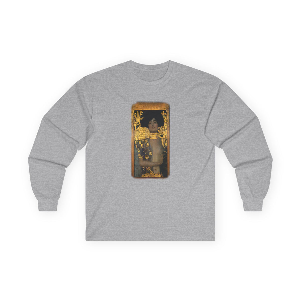 Gustave Klimt Art print on thick feel cotton Long Sleeve Tshirt