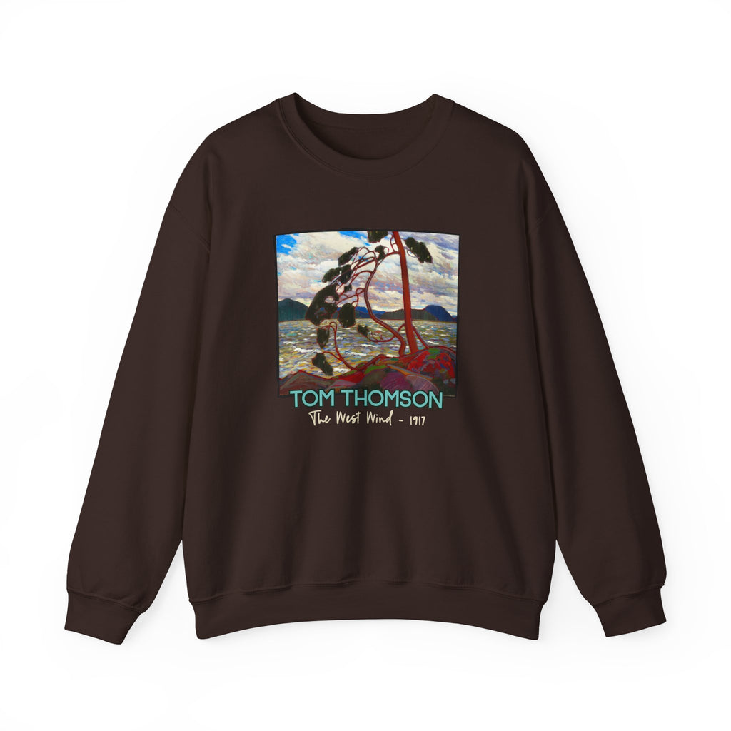 Tom Thomson Landscape 'The West Wind' on soft roomy midweight Crewneck Sweatshirt