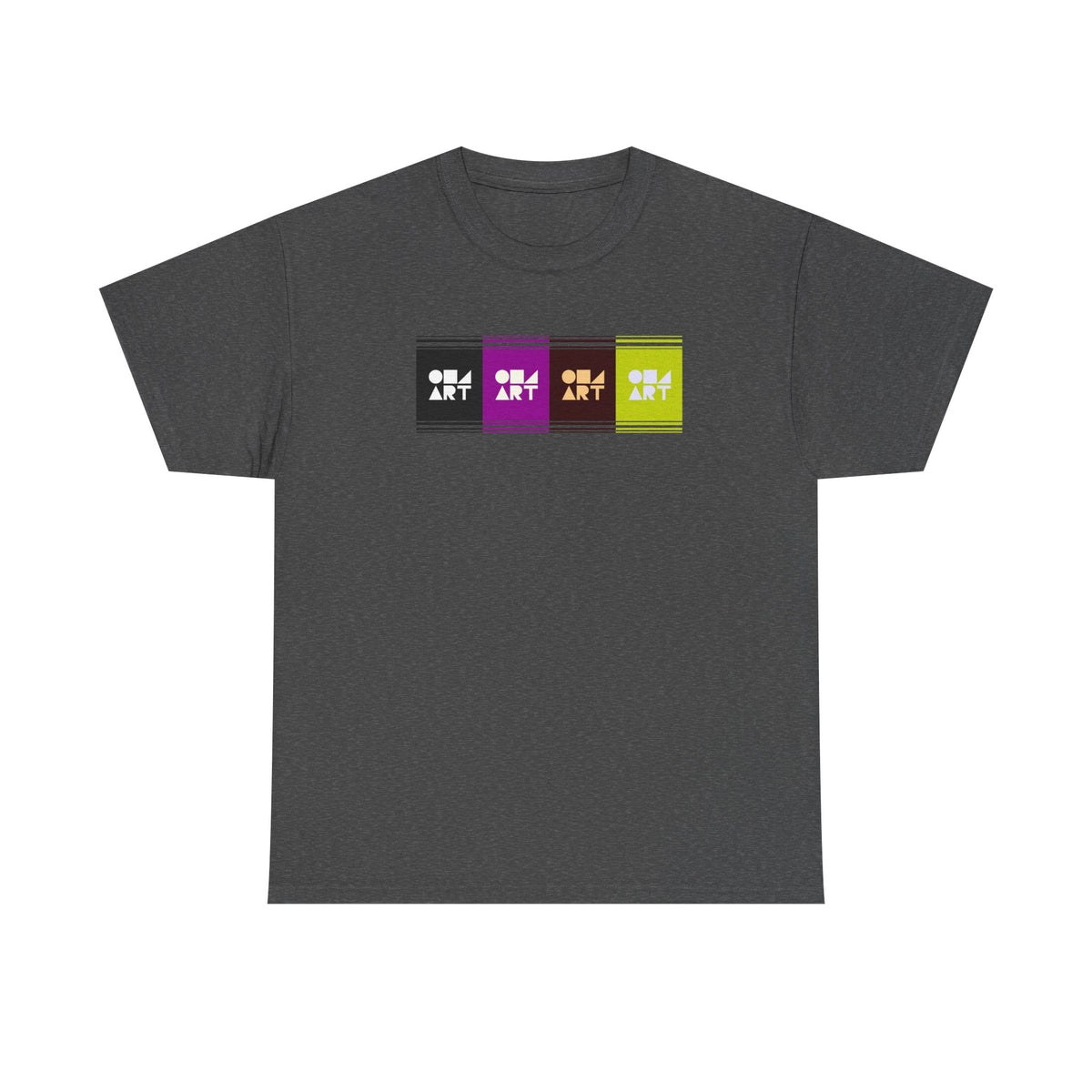 Retro Pop Graphic Tshirt saying ART on 100% soft cotton .