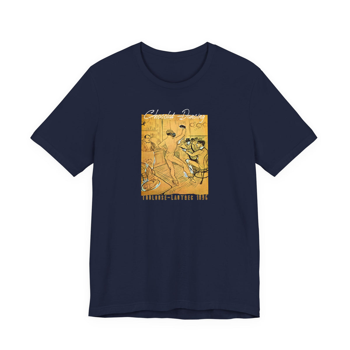 Toulouse Lautrec 'Chocolat Dancing'  Art print on  soft cotton lightweight T shirt