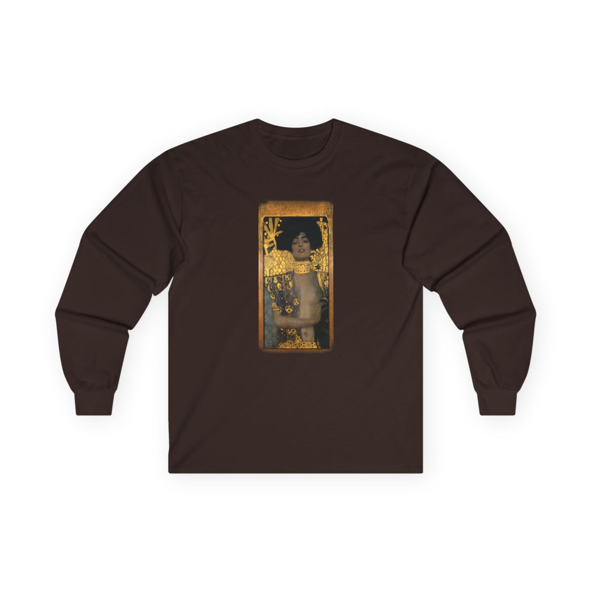 Gustave Klimt Art print on thick feel cotton Long Sleeve Tshirt