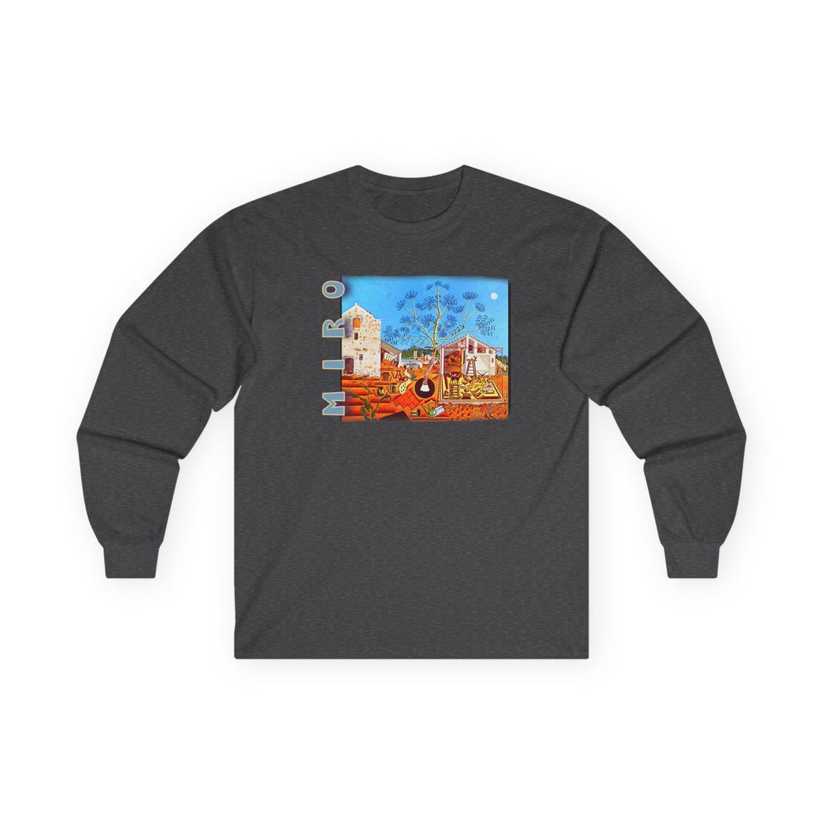 Joan Miro Art print 'The Farm' on Long Sleeve thicker cotton Tee.