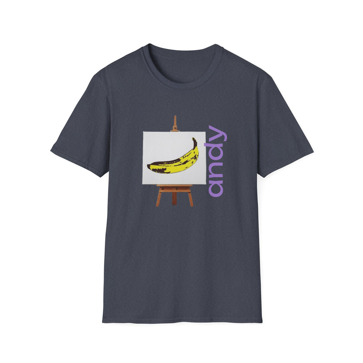 Warhol and the Velvet Underground Pop Art print on unisex Cotton T shirt with ribbed collar.