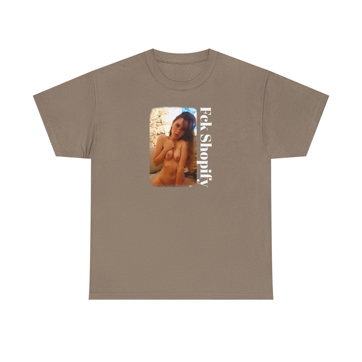 Unisex Heavy Cotton Tee with mayakayagain Only Fans