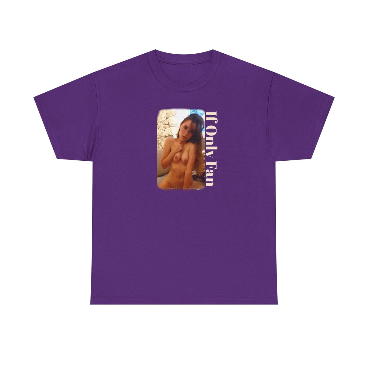 'If Only Fan' Art print on Unisex Heavy Cotton Tshirt.