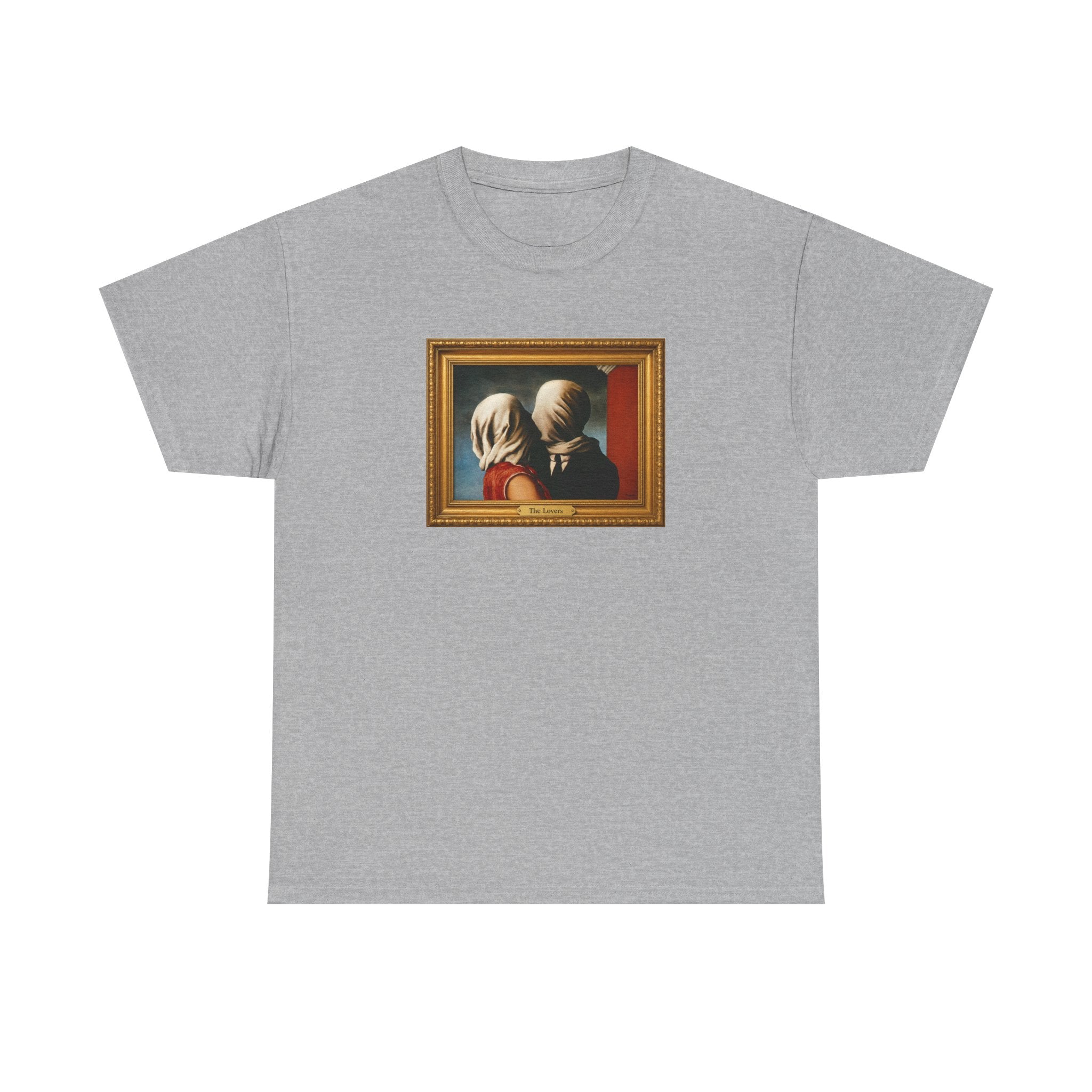 Rene Magritte 'The Lovers' Art print on heavy cotton T shirt