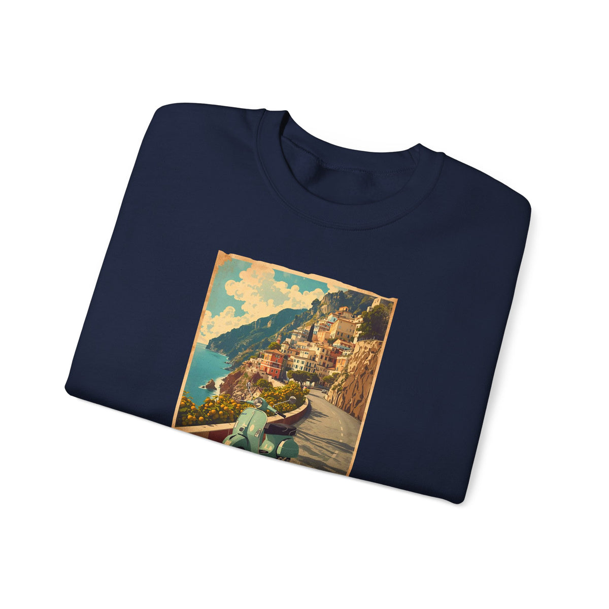 Ciao Italia 'Vespa' Art print on Unisex Heavy Blend™ Crewneck Sweatshirt