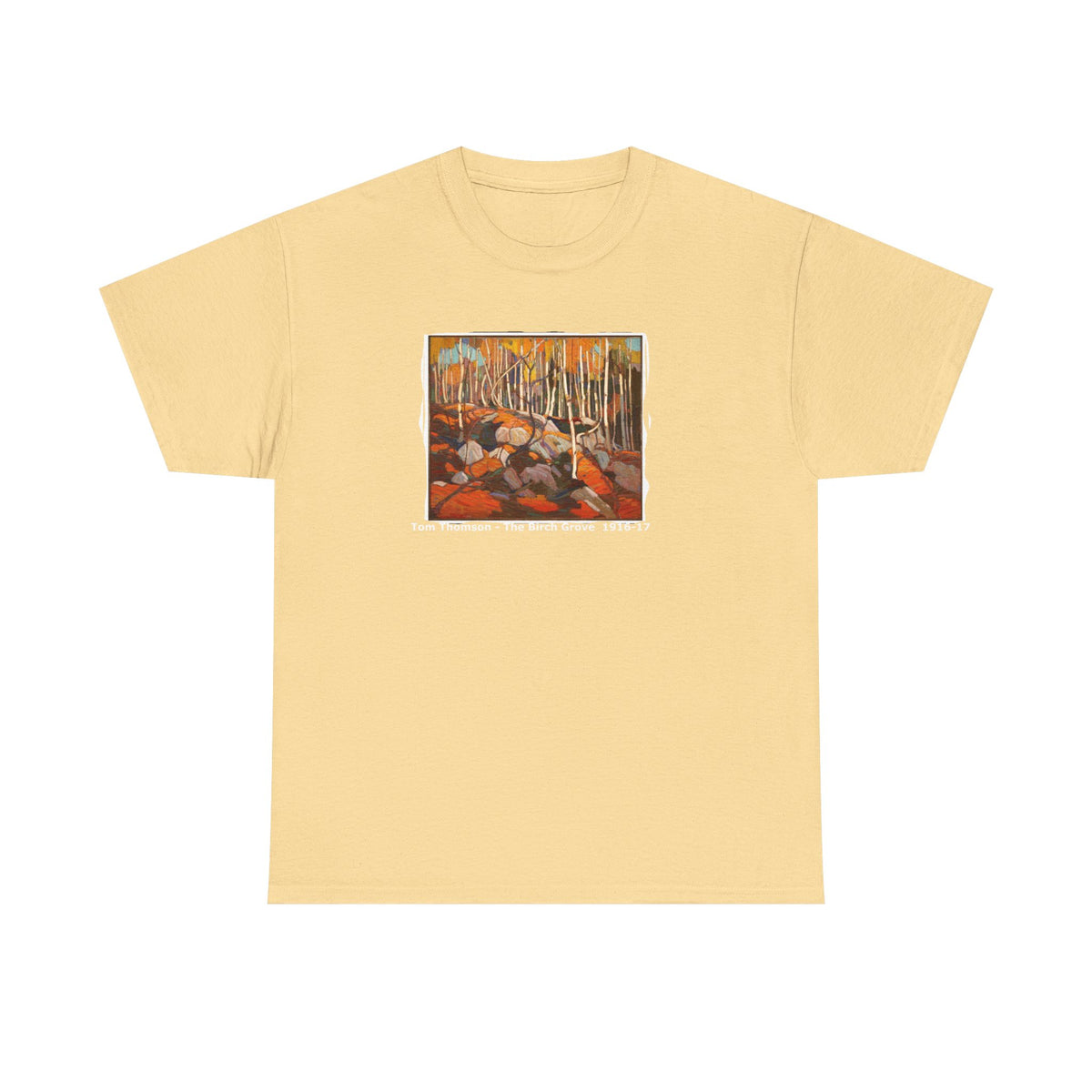 The Birchgrove by Tom Thomson. 1917 on 100% medium-weight cotton — durable with year-round comfort