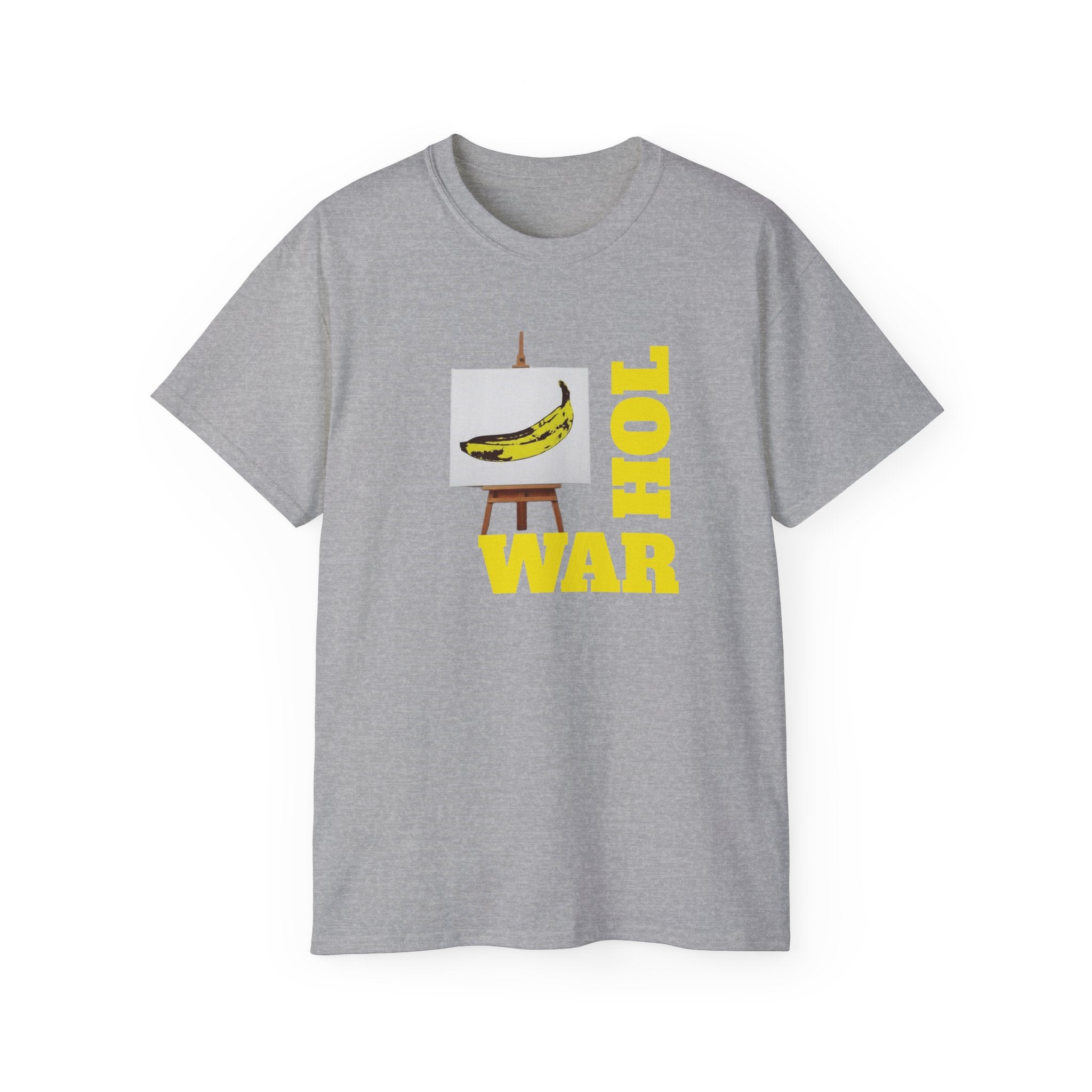 Warhol Art print on environmentally-friendly thicker cotton unisex soft style T Shirt