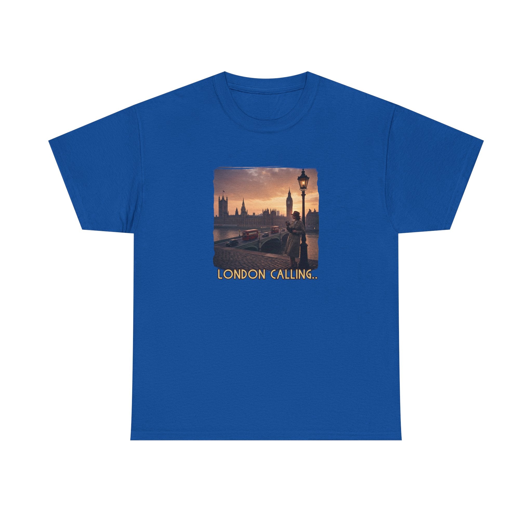 'London Calling' Art print on 100% cotton T shirt