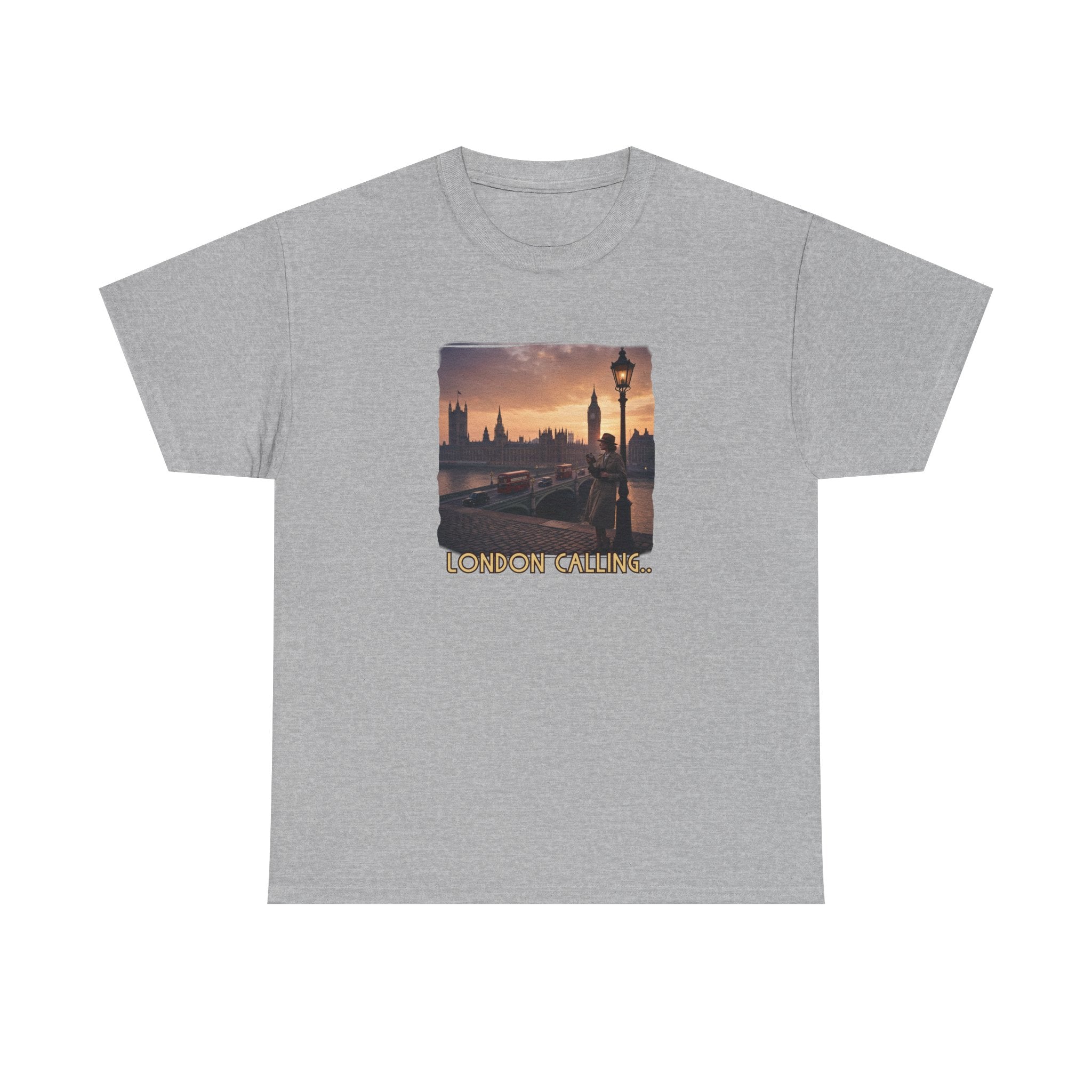 'London Calling' Art print on 100% cotton T shirt