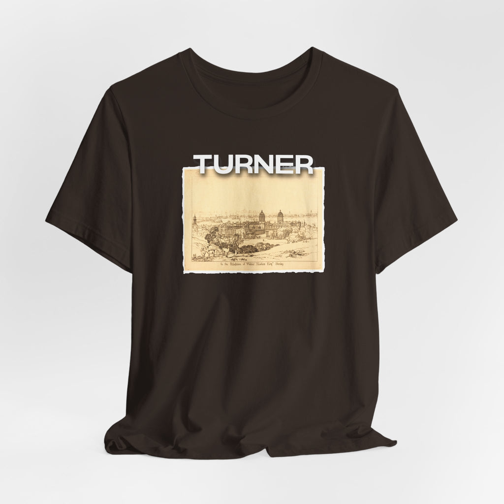 JMW Turner  Etching of 'London from Greenwich' Art print on lightweight Jersey cotton
