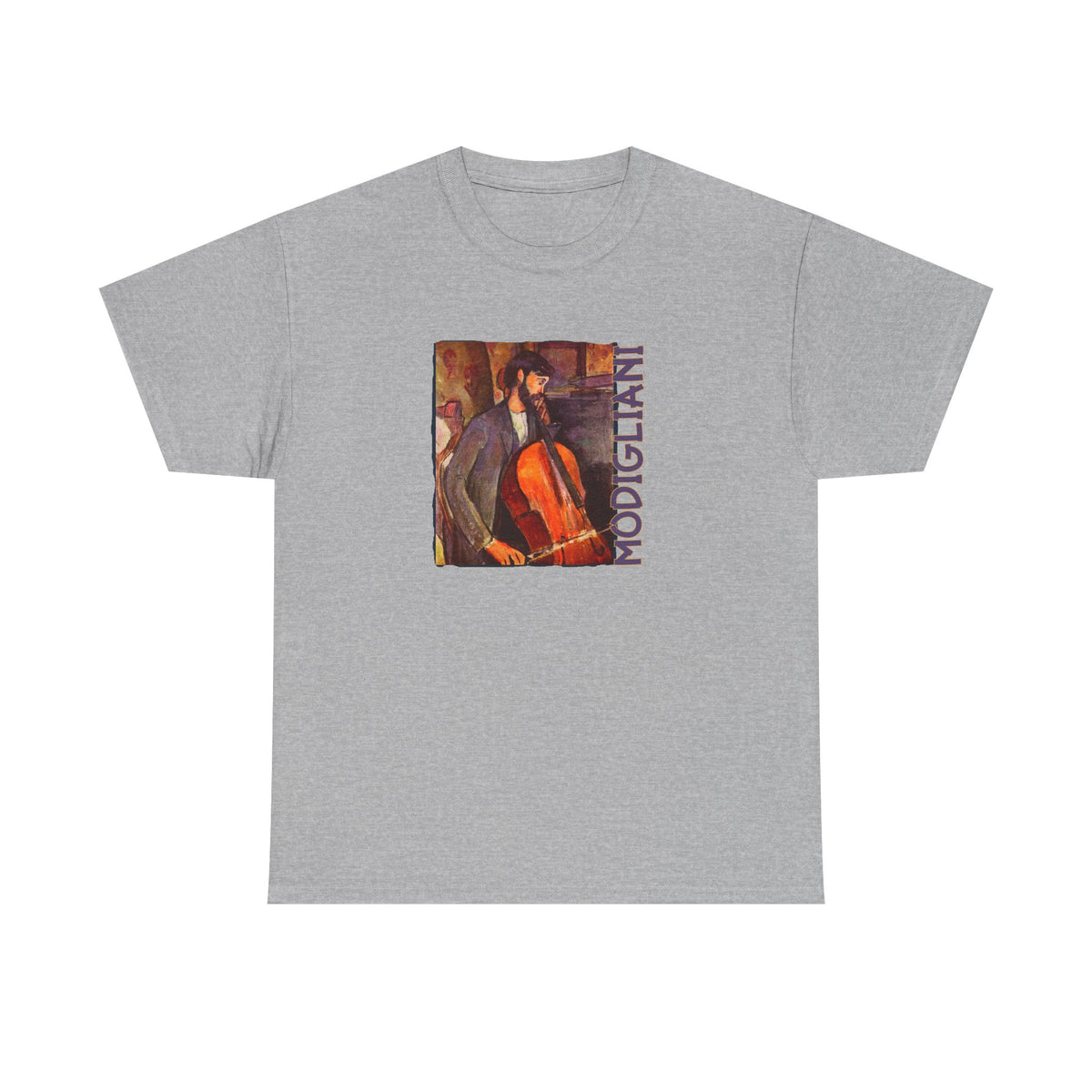 Modigliani Art print of  'The Cellist' on soft breathable 100% cotton