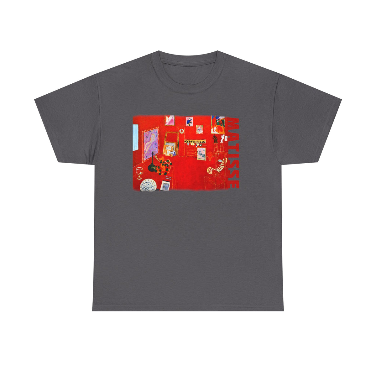 Matisse Art print The Red Studio 1911 on 100% cotton unisex T shirt