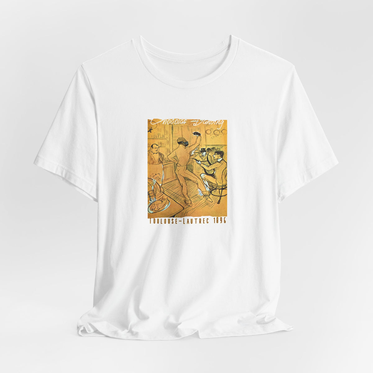 Toulouse Lautrec 'Chocolat Dancing'  Art print on  soft cotton lightweight T shirt