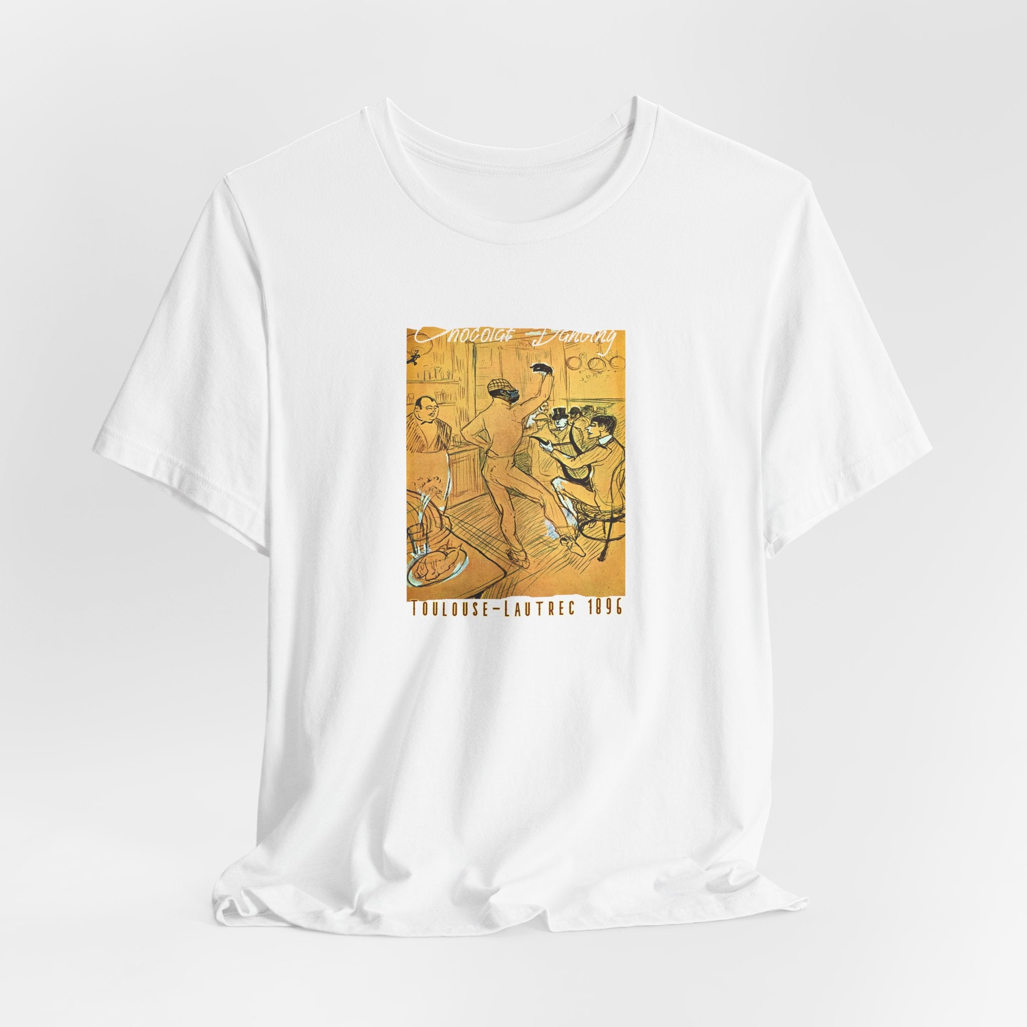 Toulouse Lautrec 'Chocolat Dancing'  Art print on  soft cotton lightweight T shirt