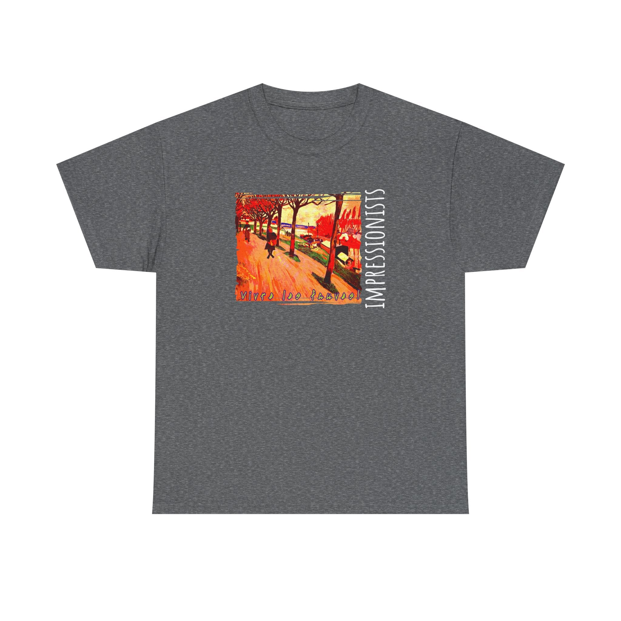 100% Cotton T Shirt with Impressionists Art print.