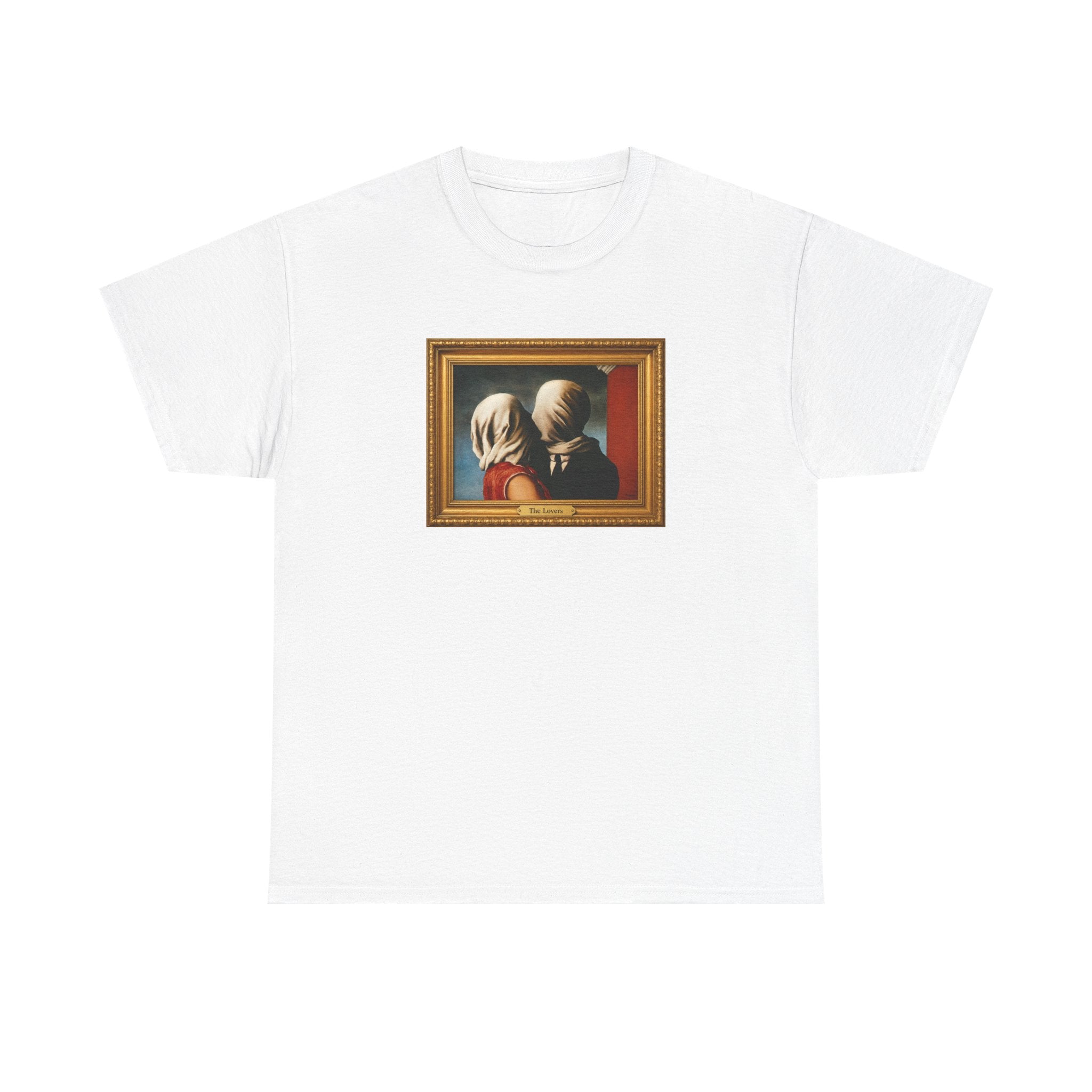 Rene Magritte 'The Lovers' Art print on heavy cotton T shirt