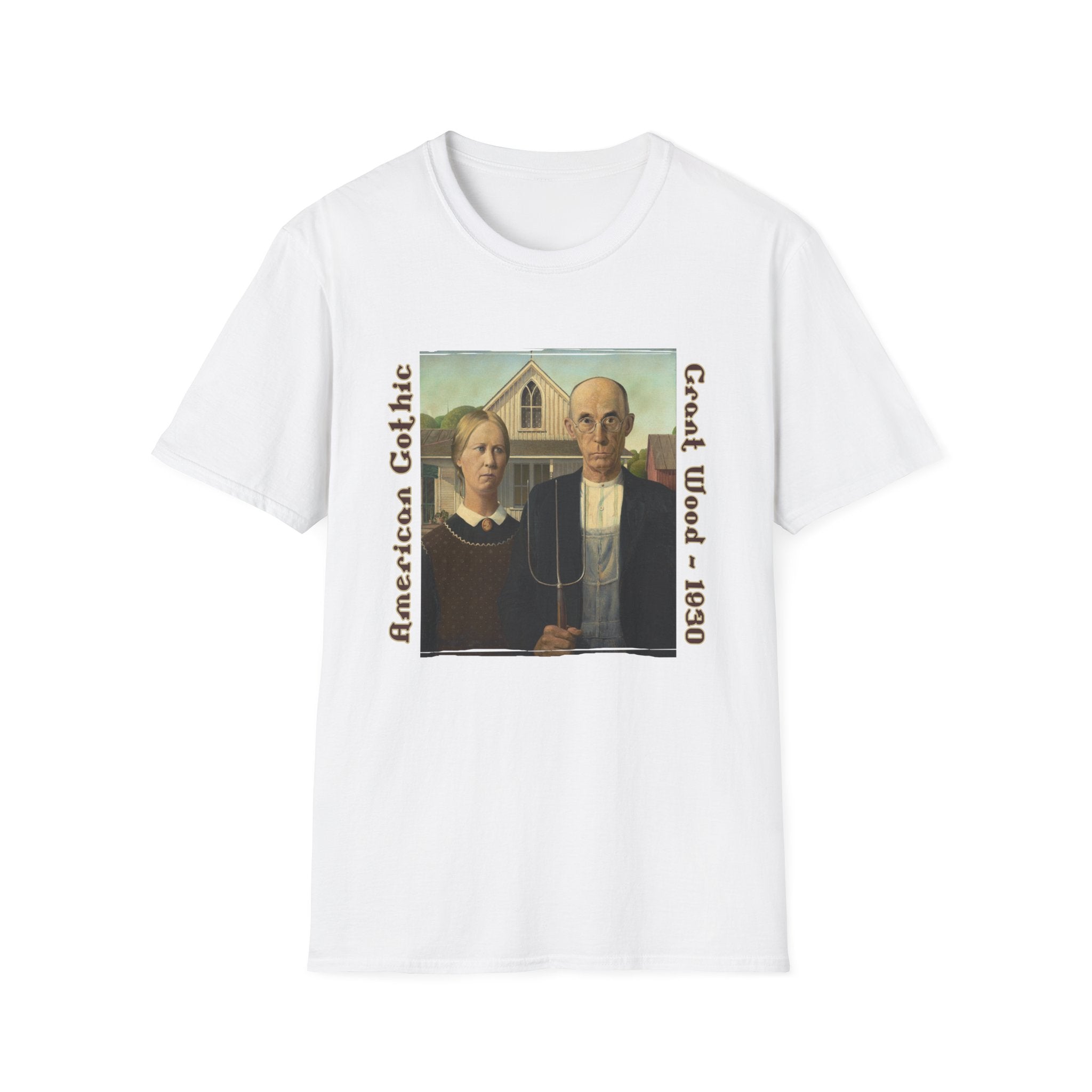 American Gothic T-Shirt – Grant Wood 1930 Art Tee
