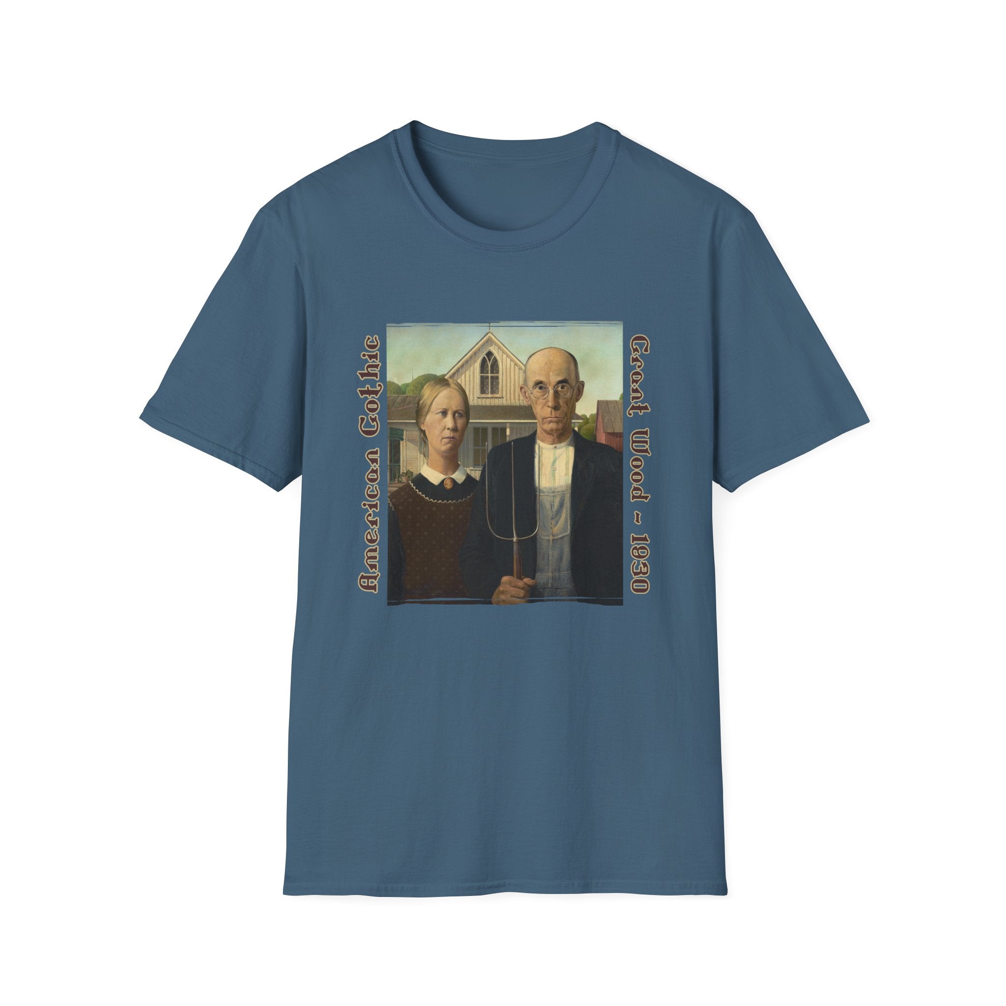 American Gothic T-Shirt – Grant Wood 1930 Art Tee