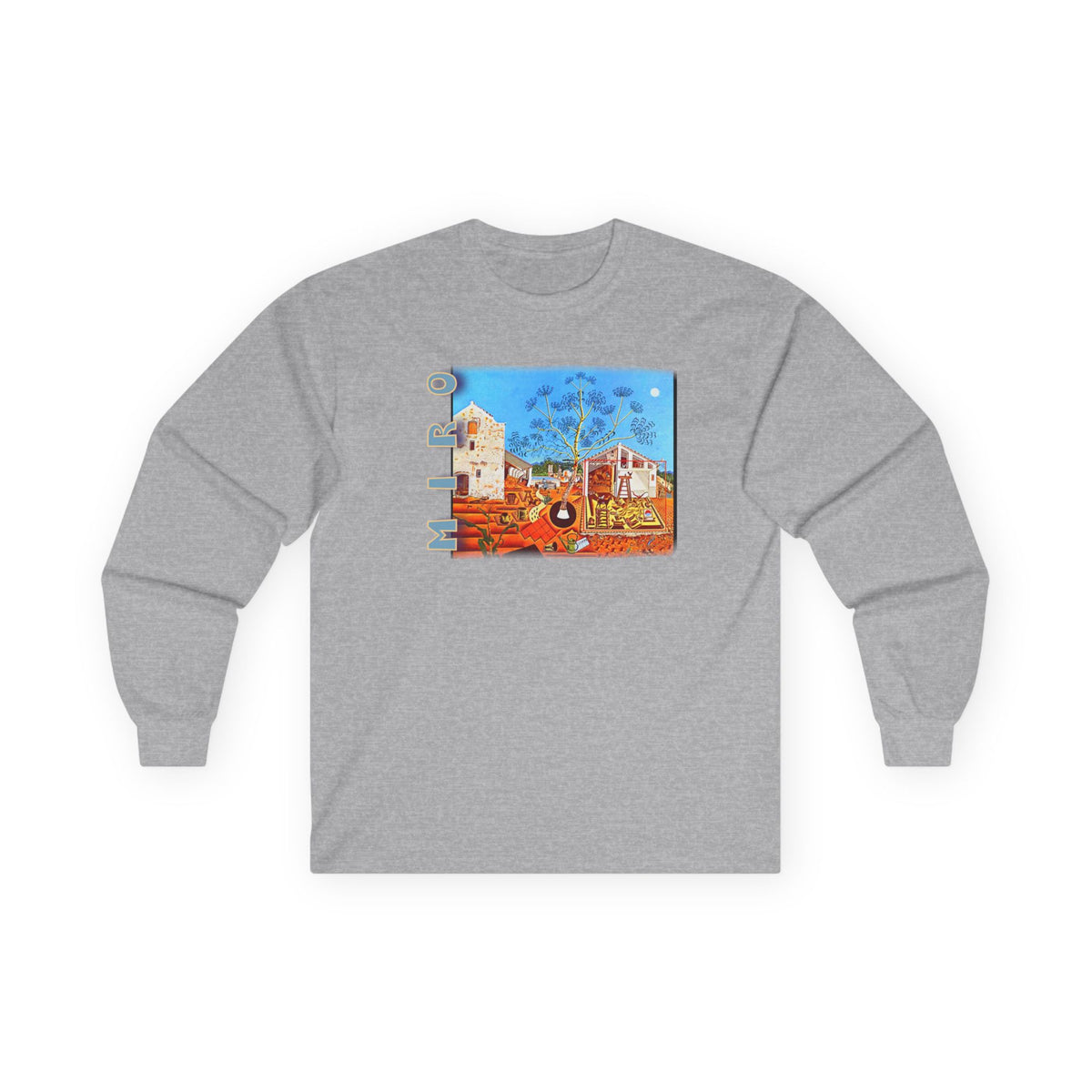 Joan Miro Art print 'The Farm' on Long Sleeve thicker cotton Tee.
