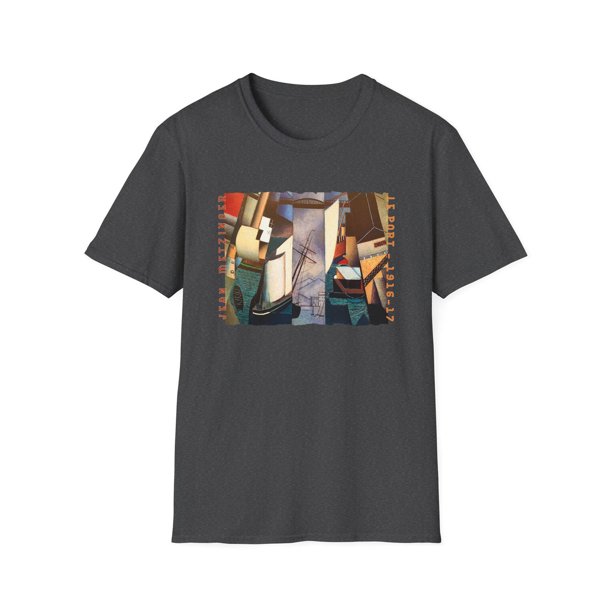 "Le Port" Art print  by Jean Metzinger. on 100% cotton unisex T shirt