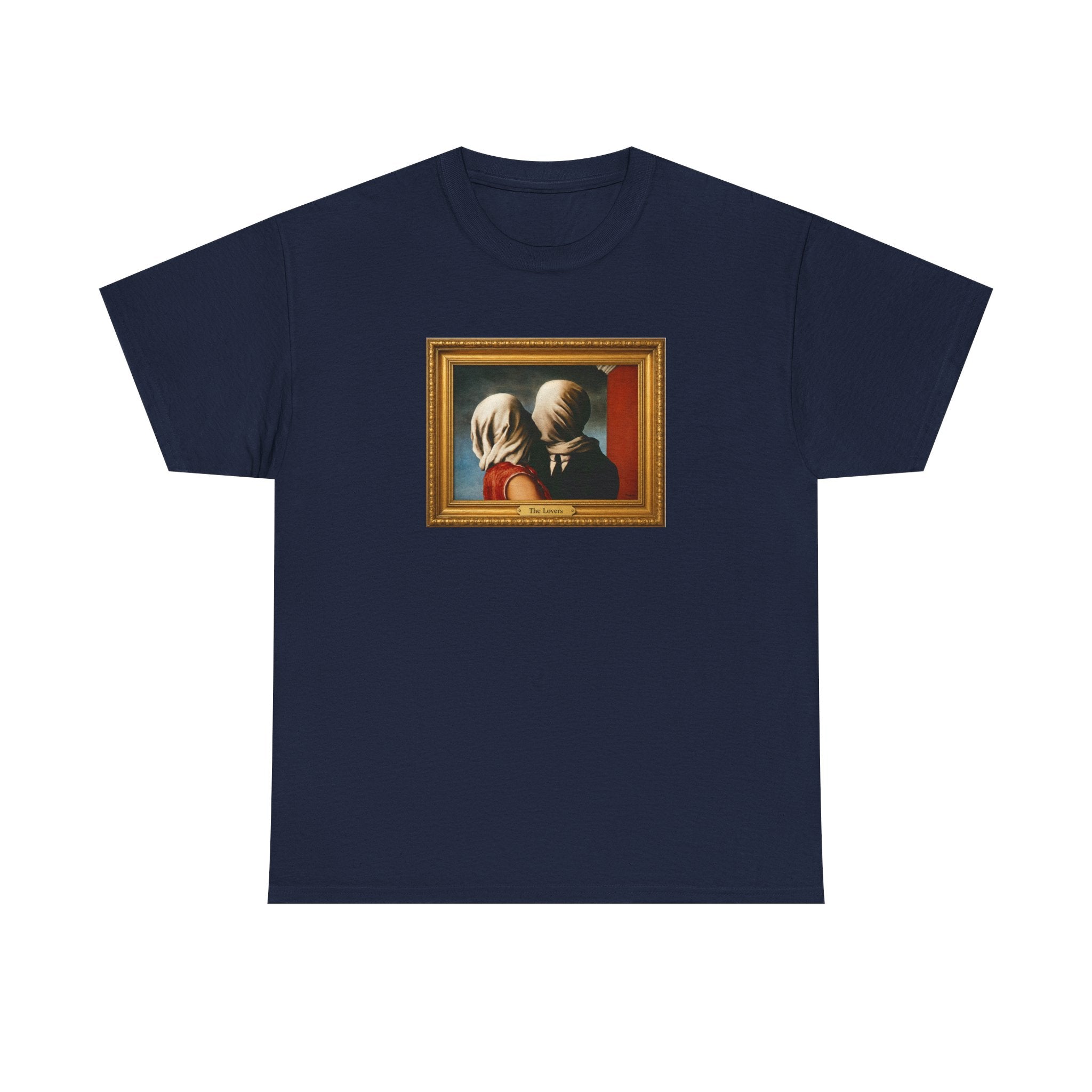 Rene Magritte 'The Lovers' Art print on heavy cotton T shirt