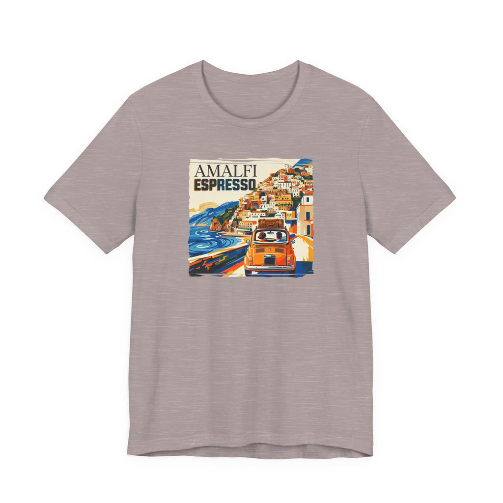 'Amalfi' pop poster Art print on Unisex 100 % cotton Jersey Short Sleeve Tee